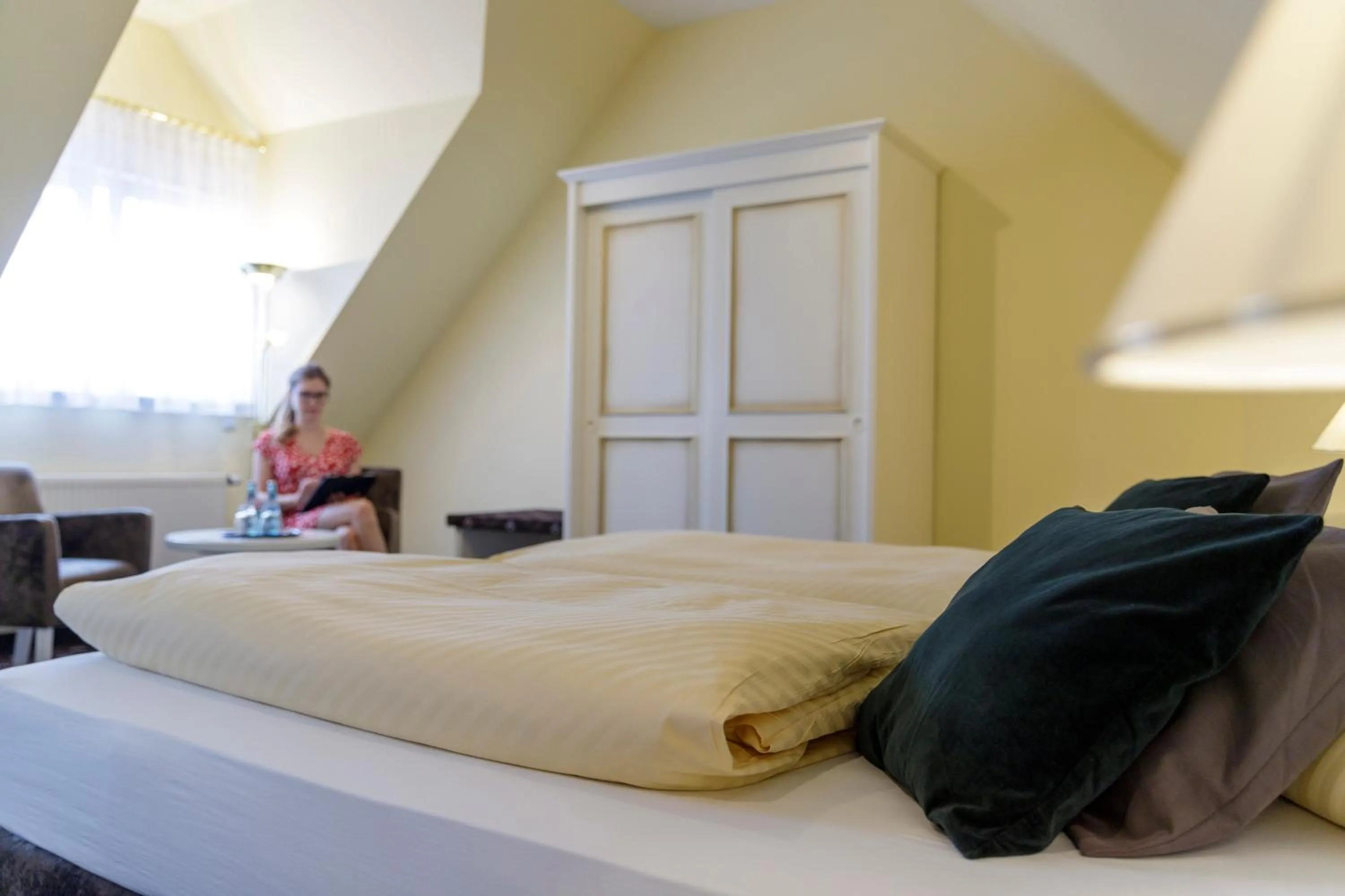 Bed in Hotel Zum Adler