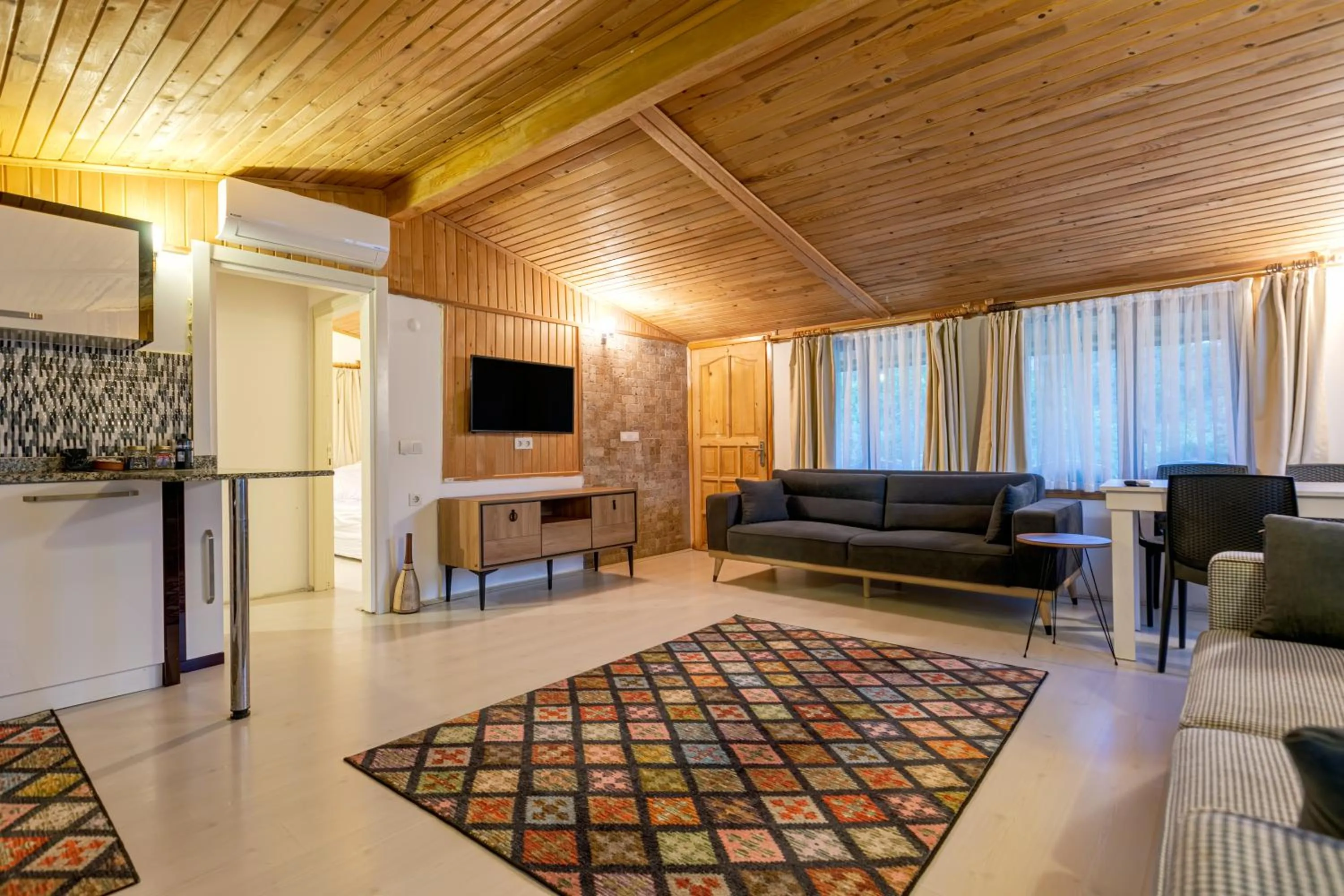 Seating area in Etenna Beach Bungalows
