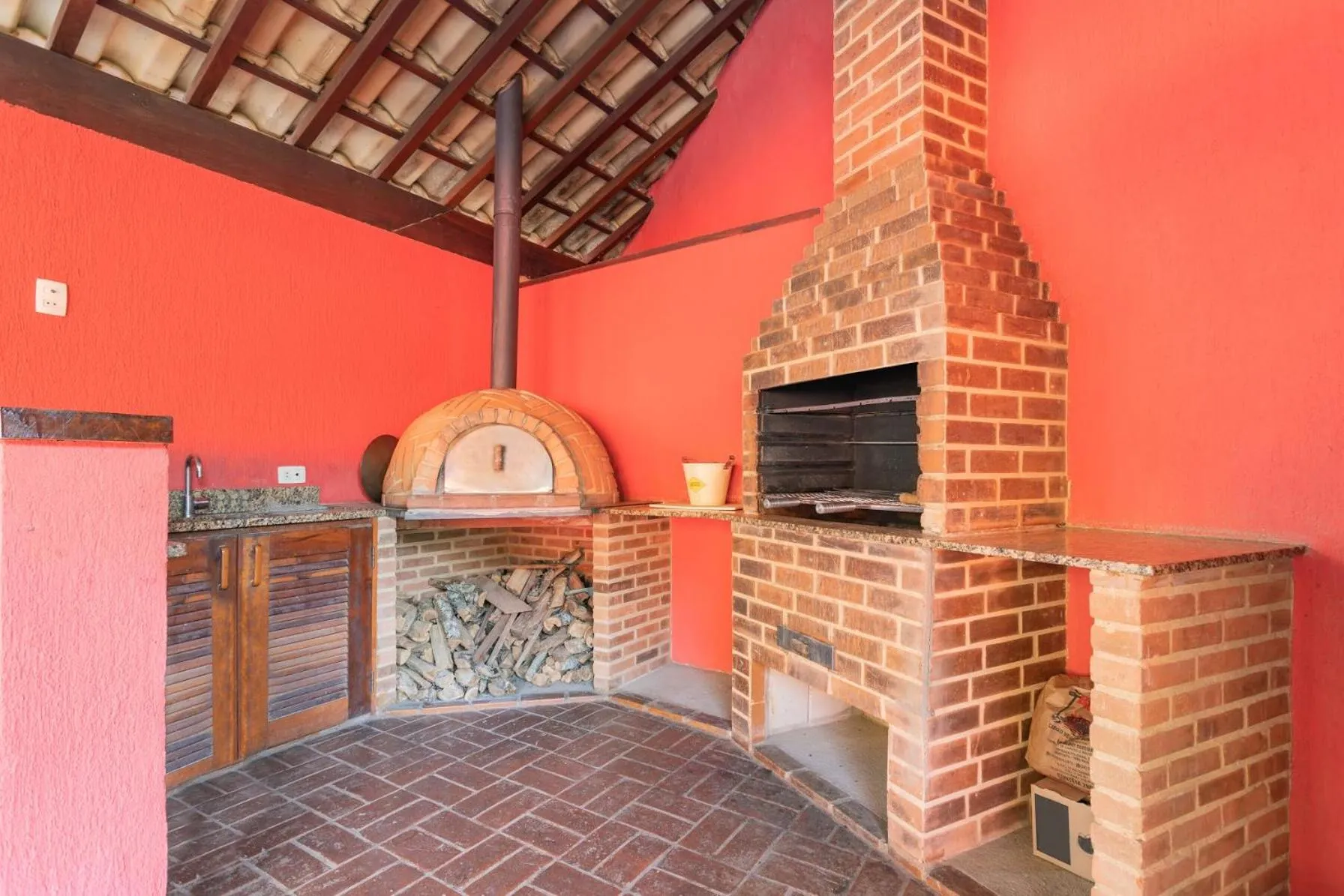 BBQ facilities in Pousada Golf Village