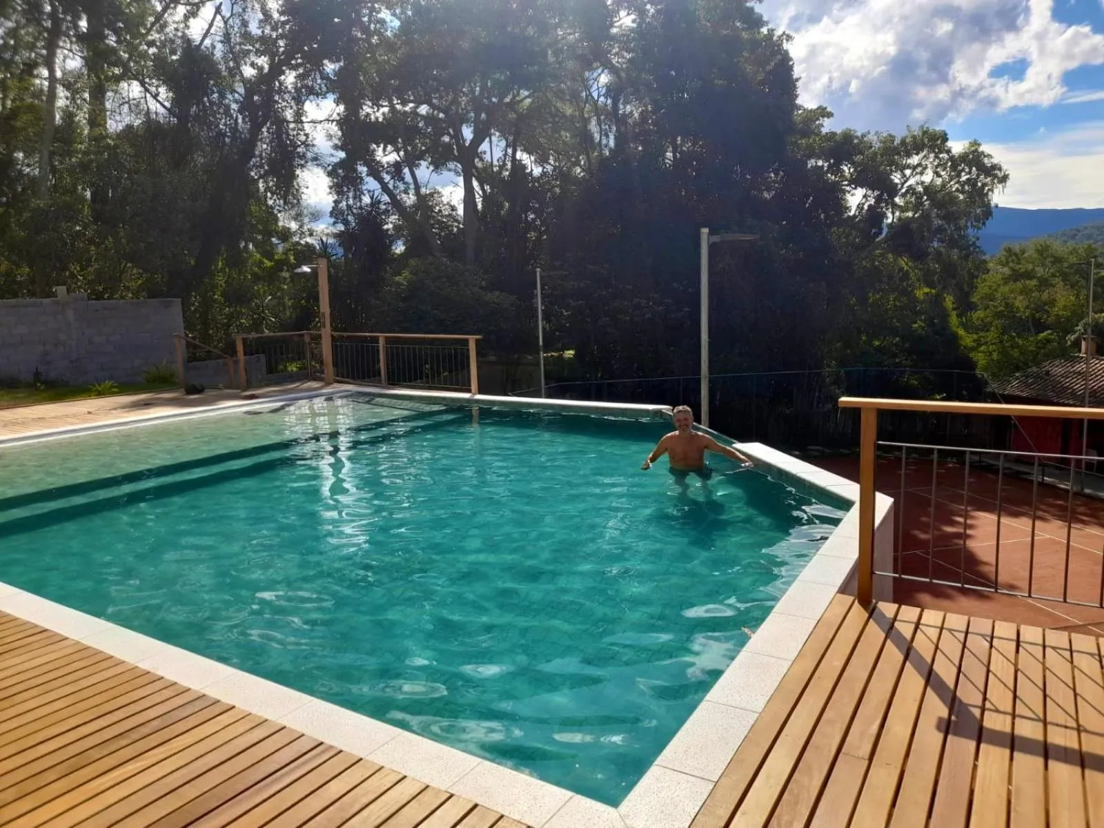 Swimming pool in Pousada Golf Village