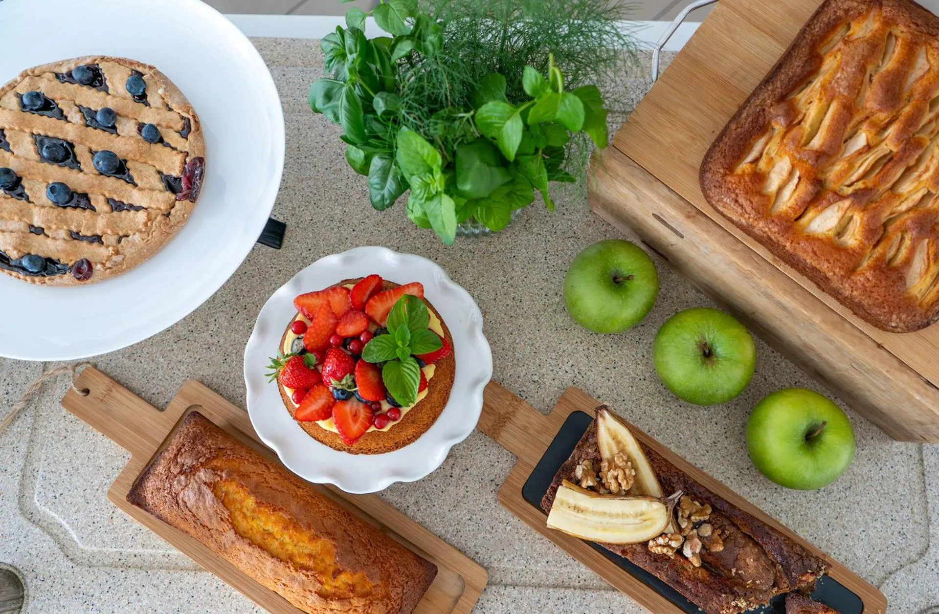 Continental breakfast in Hotel Panorama