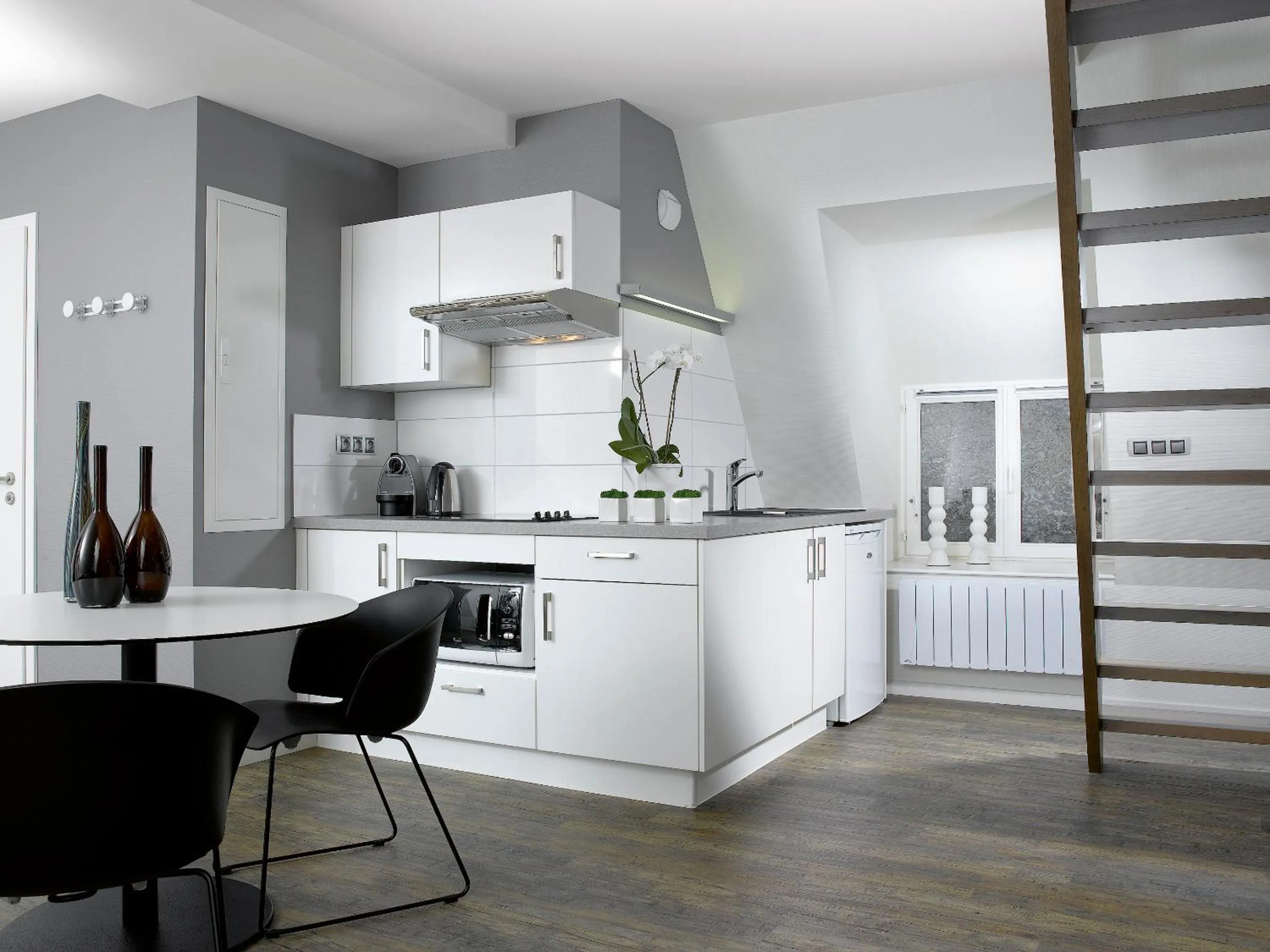 Kitchen or kitchenette in Appartements Le 32