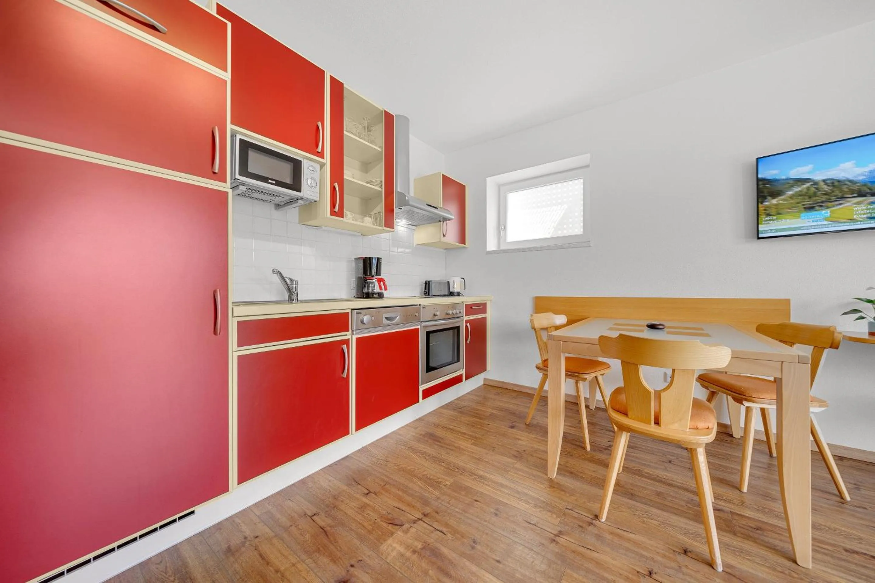 Kitchen or kitchenette in Aparthotel Sunrise