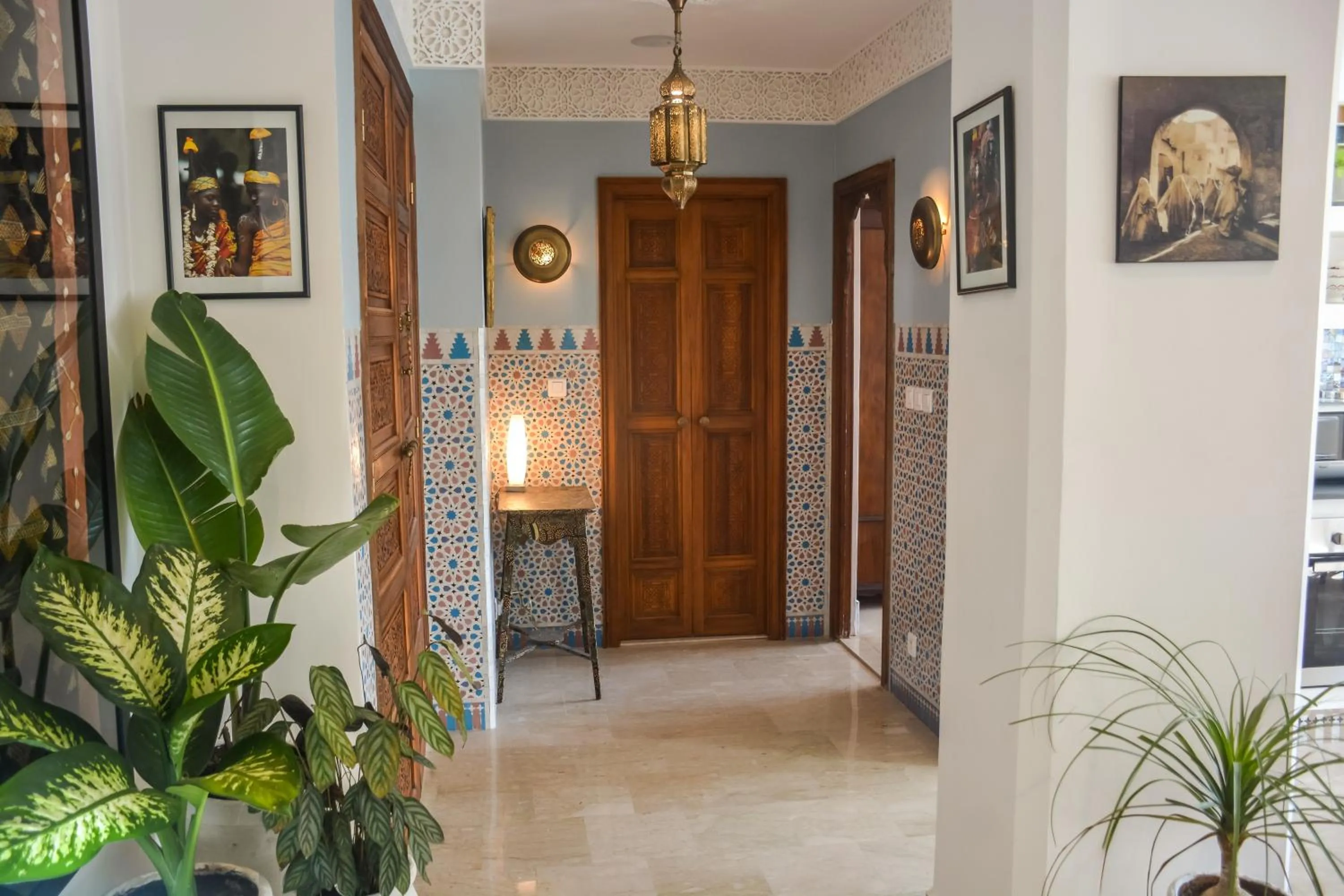 Appartement moderne moroccan/African décoration