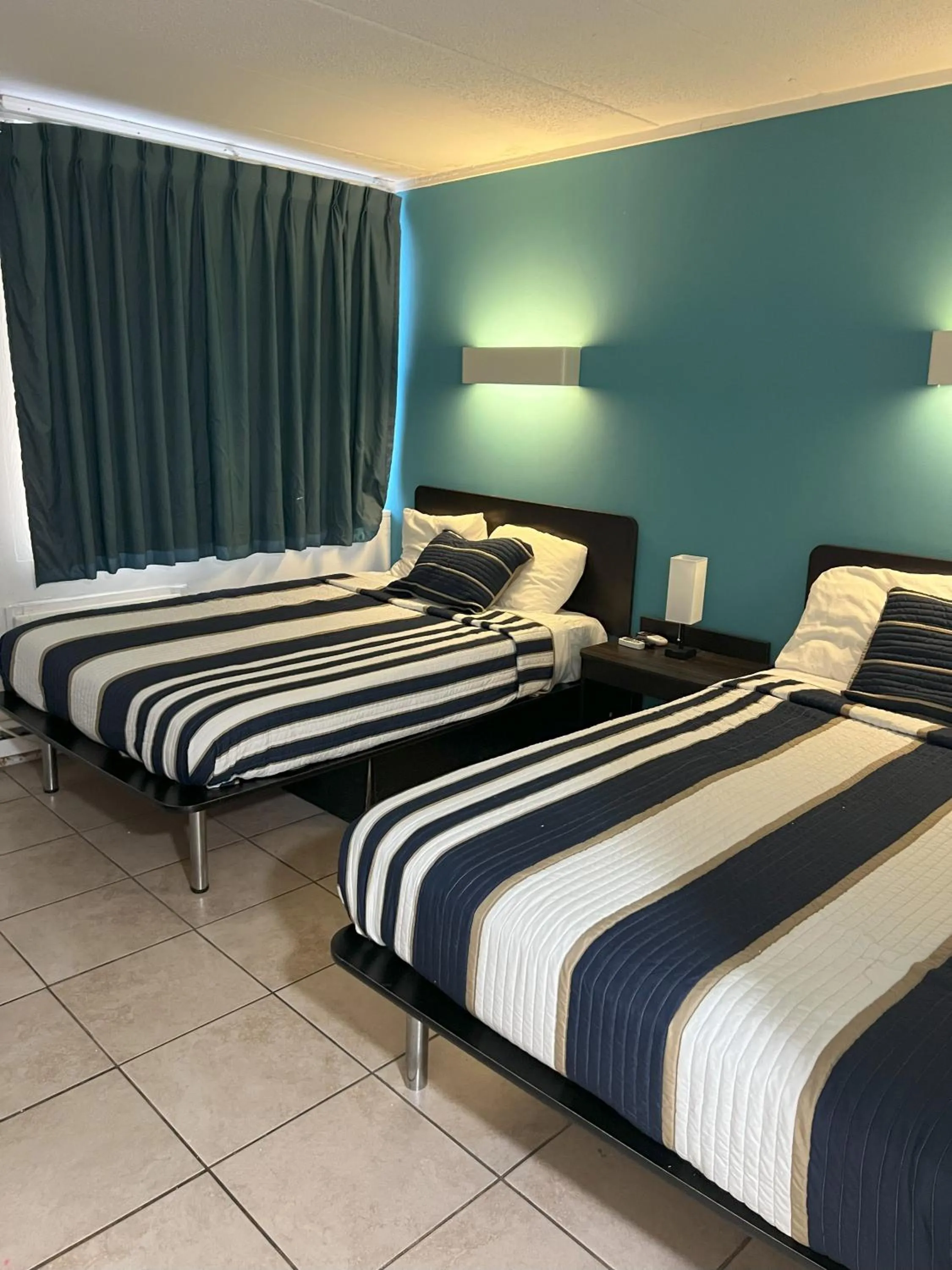 Bed in AIRE Hotel North Beach Jersey Shore