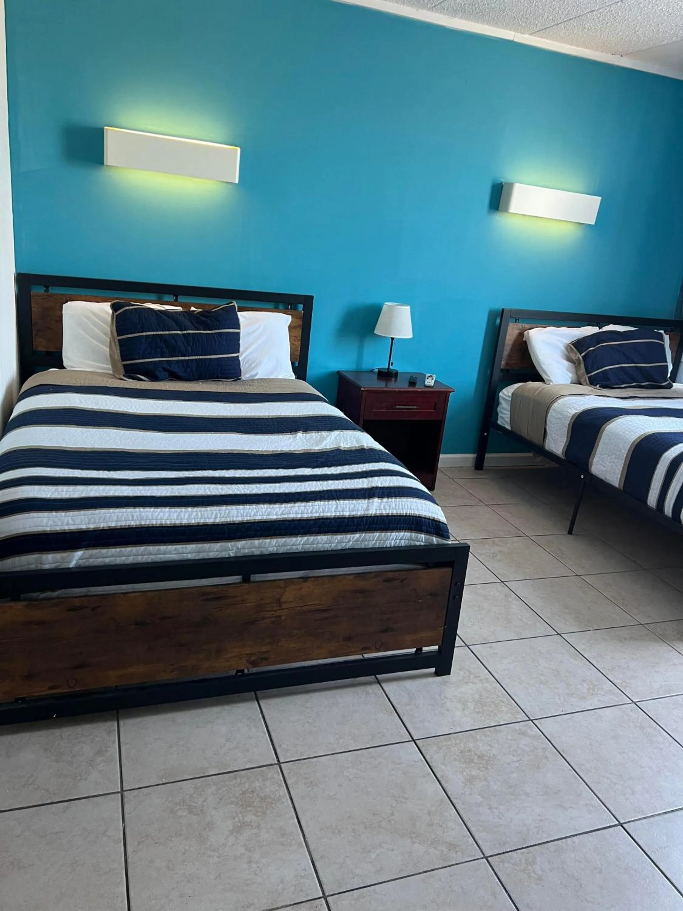 Bed in AIRE Hotel North Beach Jersey Shore