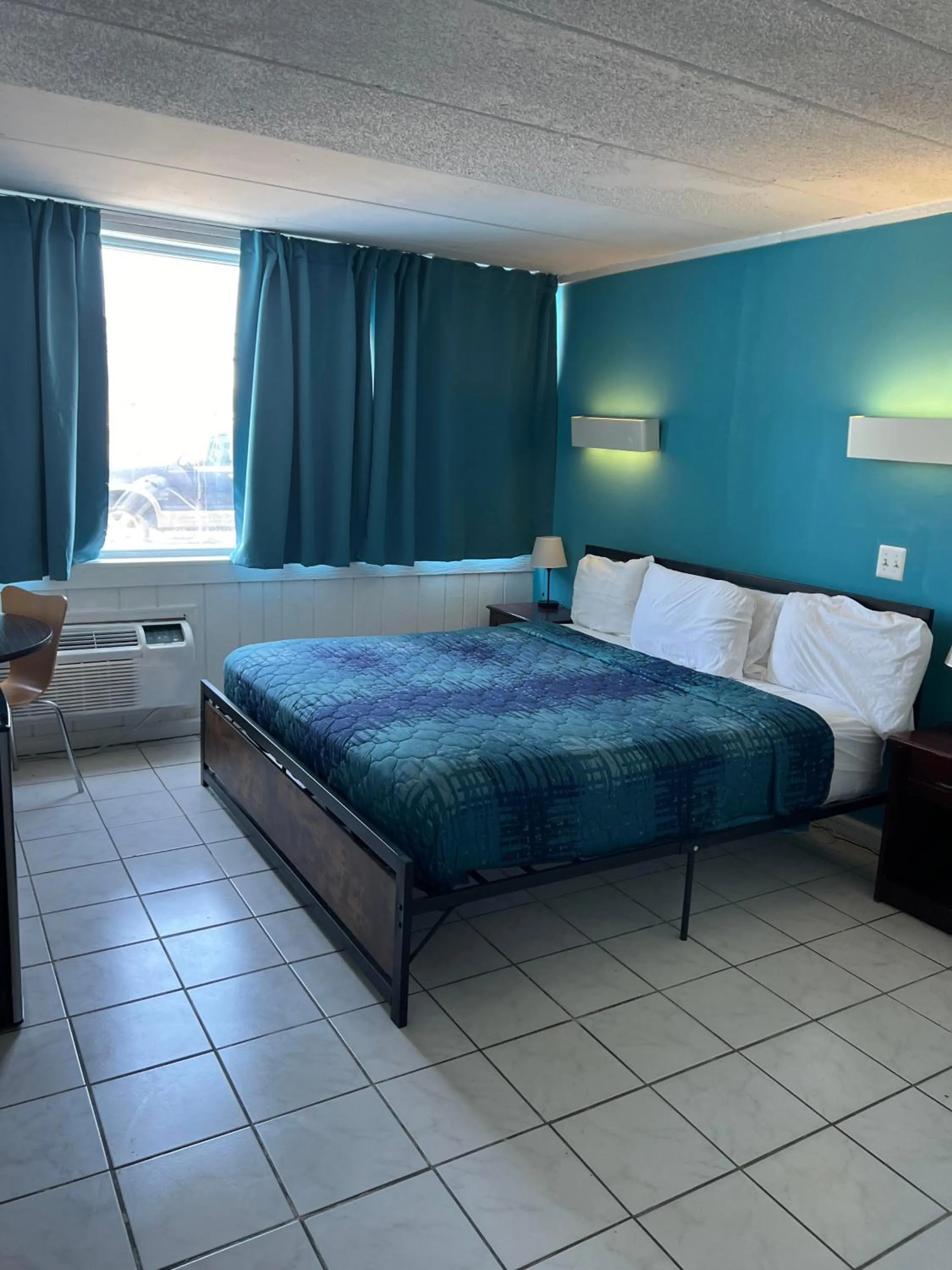 Bed in AIRE Hotel North Beach Jersey Shore