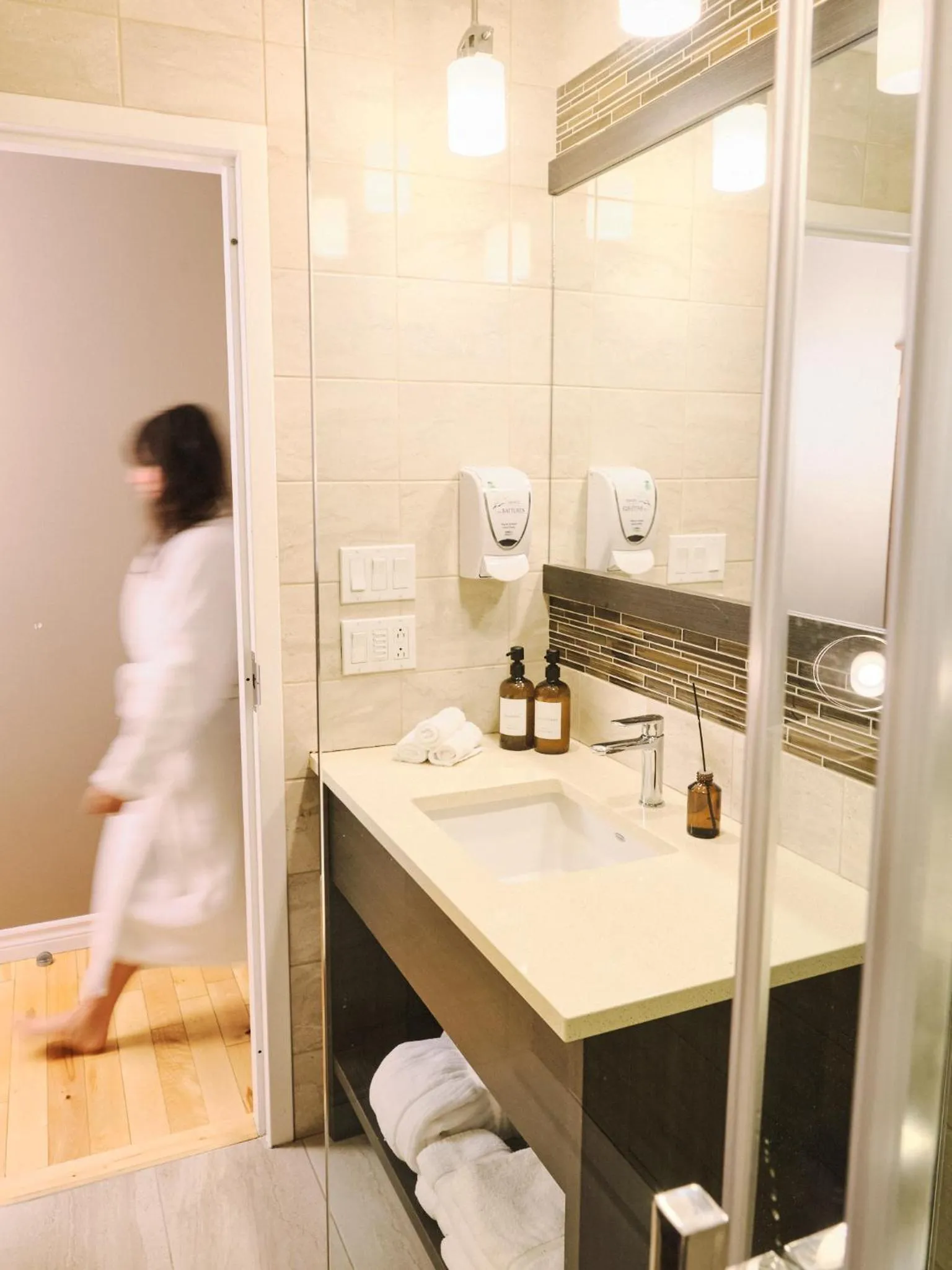 Bathroom in BATTURES Hotel Fjord Saguenay