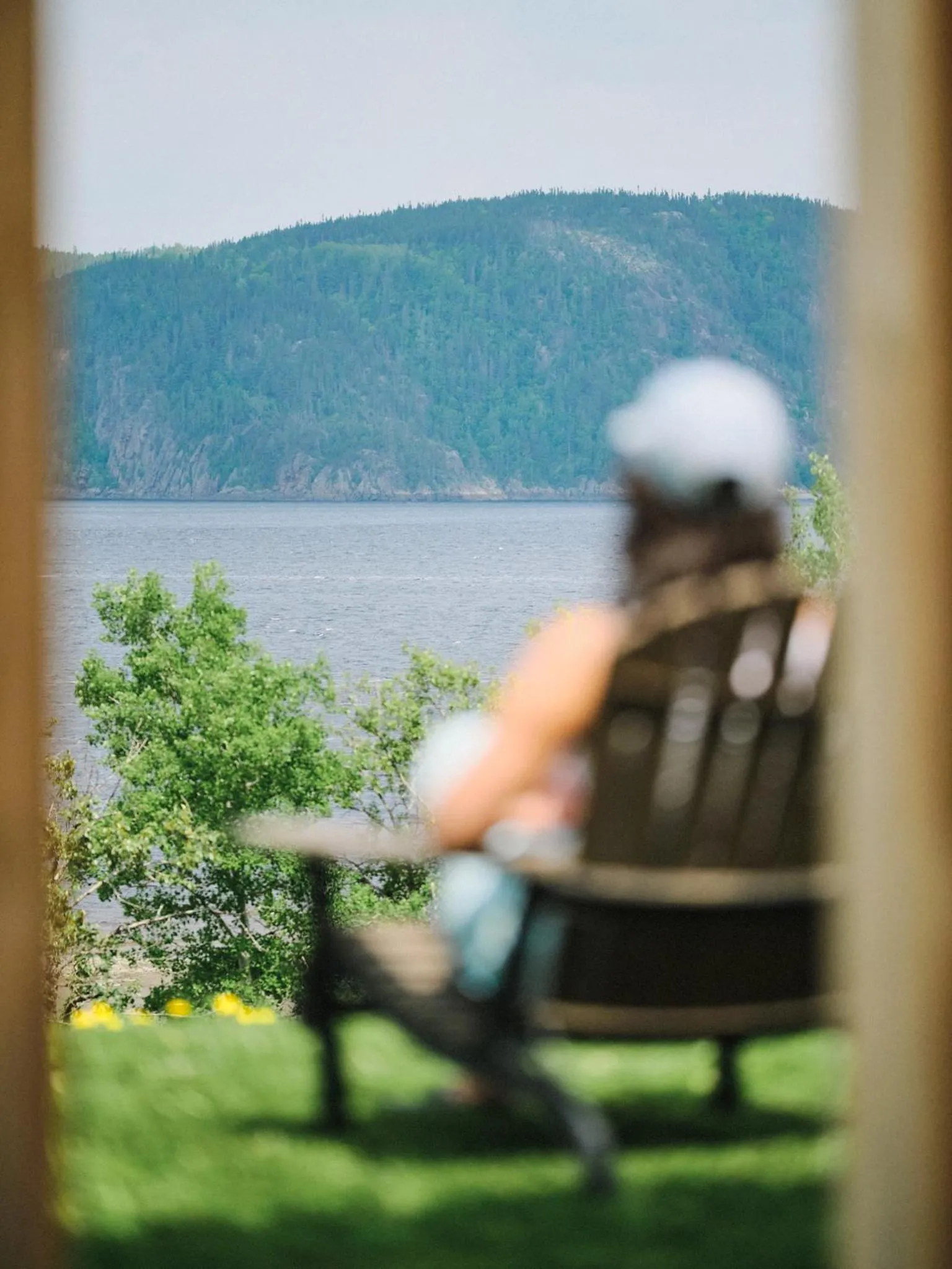 Patio in BATTURES Hotel Fjord Saguenay