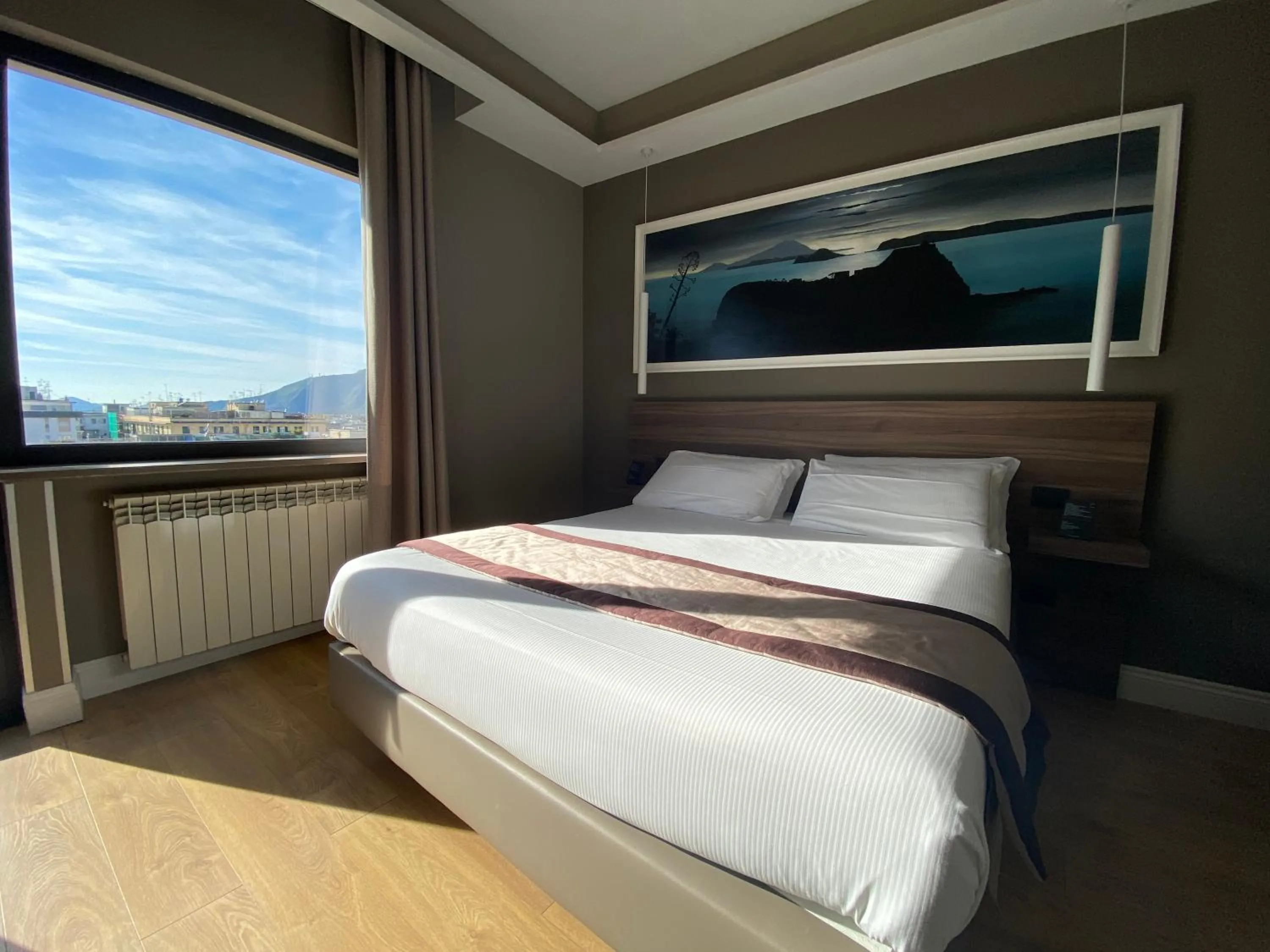 Bed in 7th Floor Suite