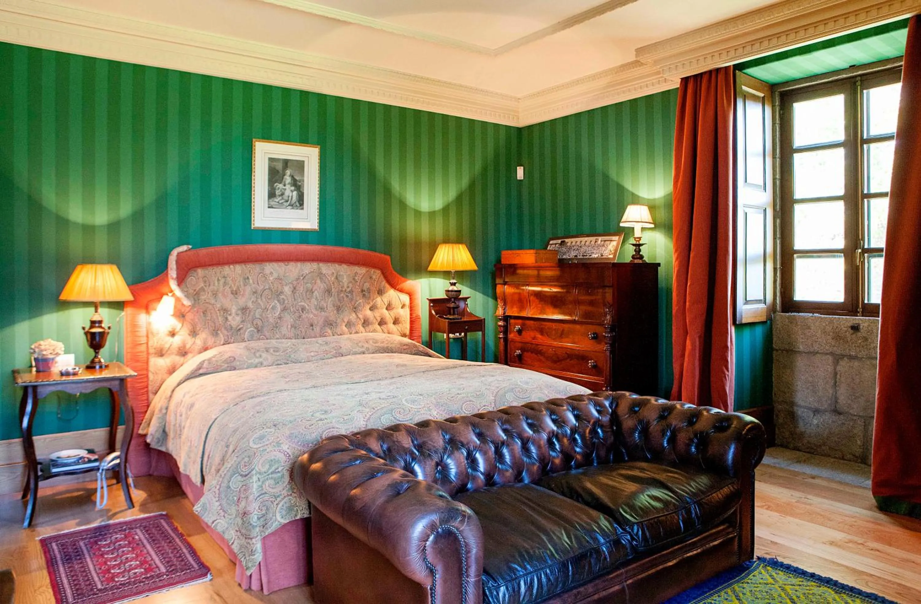 Bed in Pazo de Brandeso & Country Club