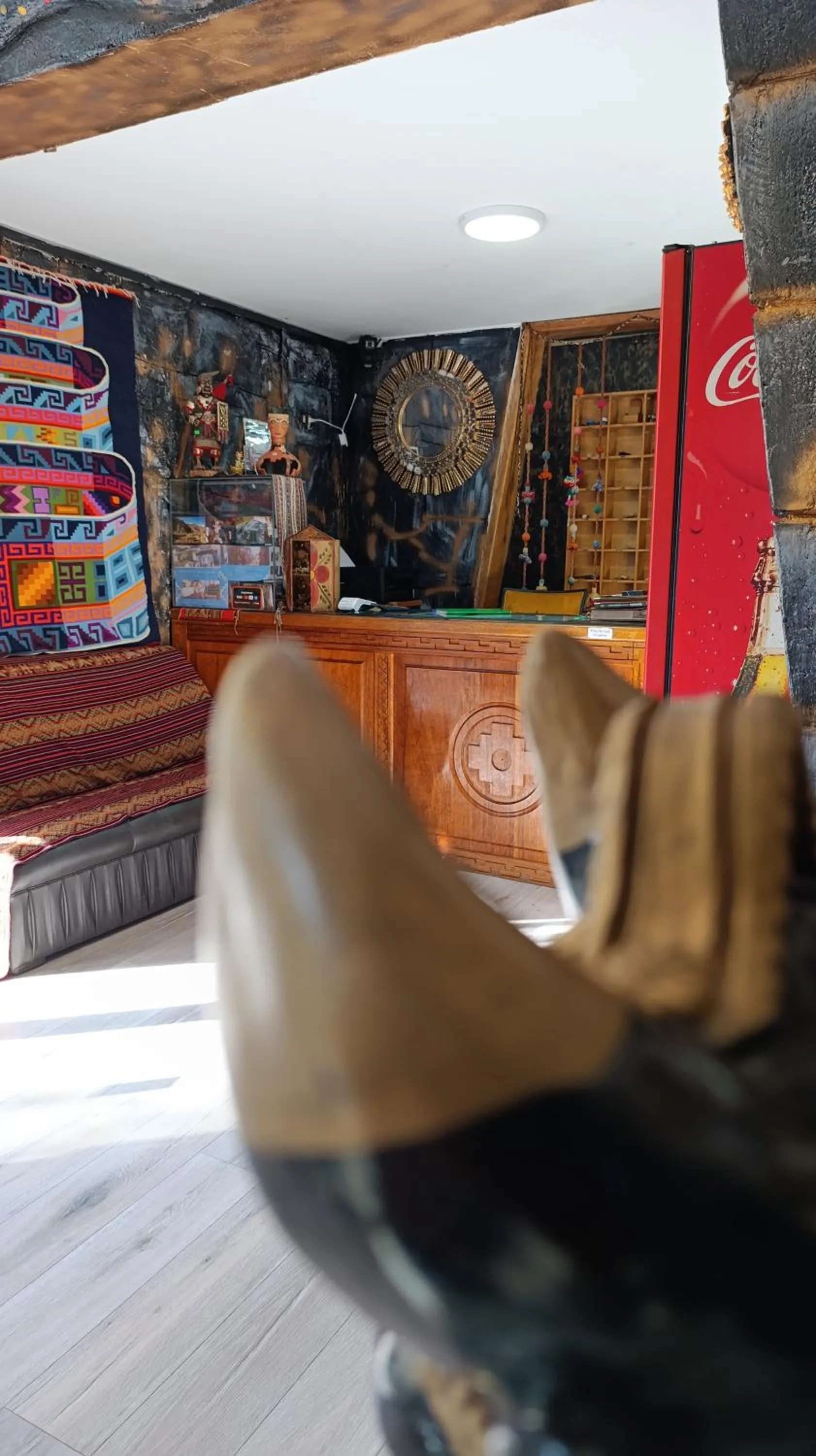 Lobby or reception in Ccapac Inka Ollanta Casa Museo