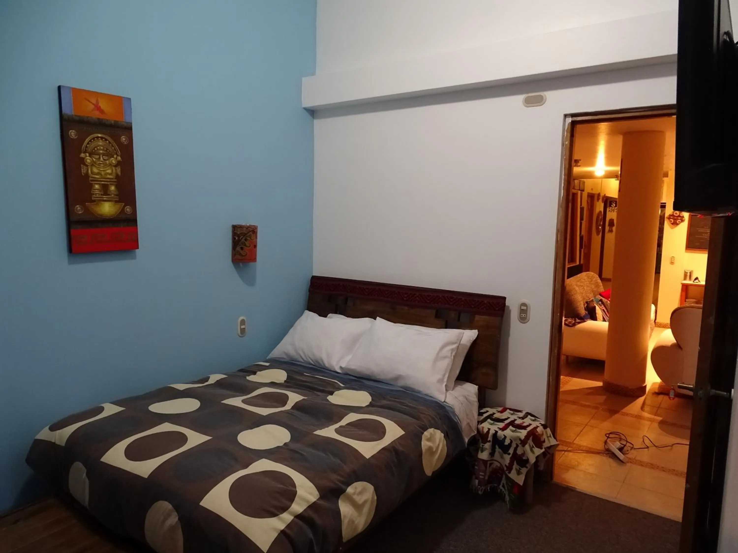 Bed in Ccapac Inka Ollanta Casa Museo