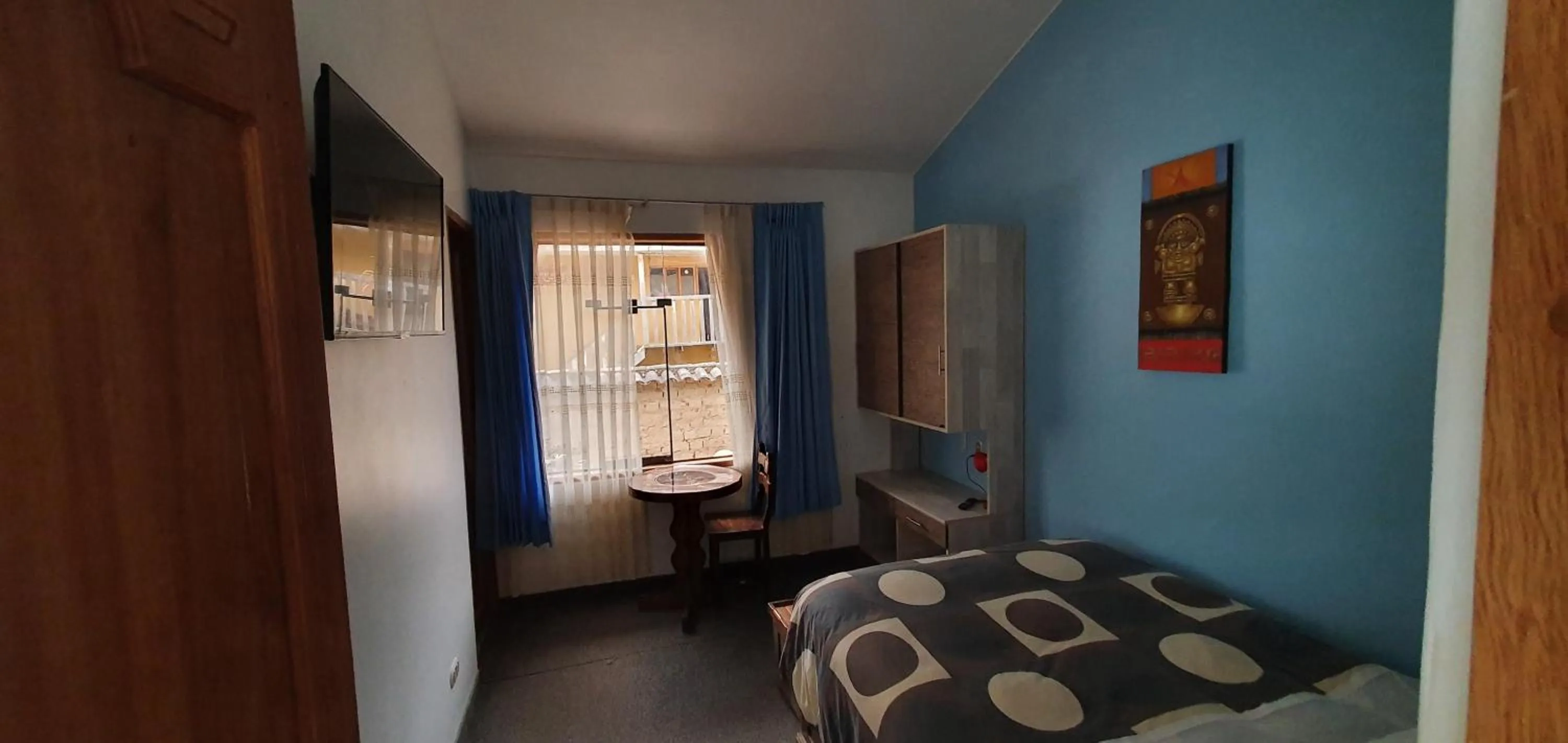 Bed in Ccapac Inka Ollanta Casa Museo