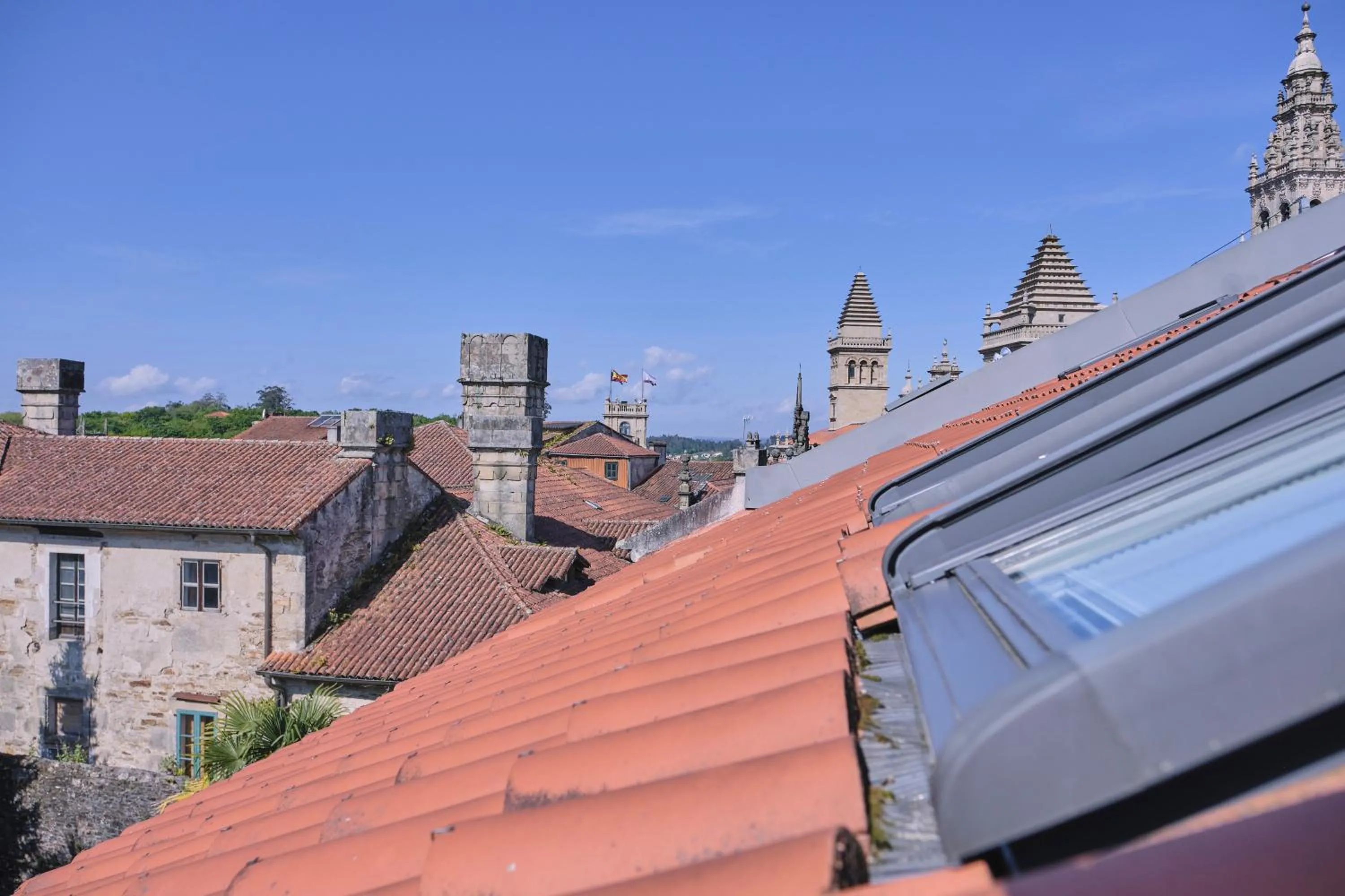 Bird's eye view in Hotel Praza Quintana