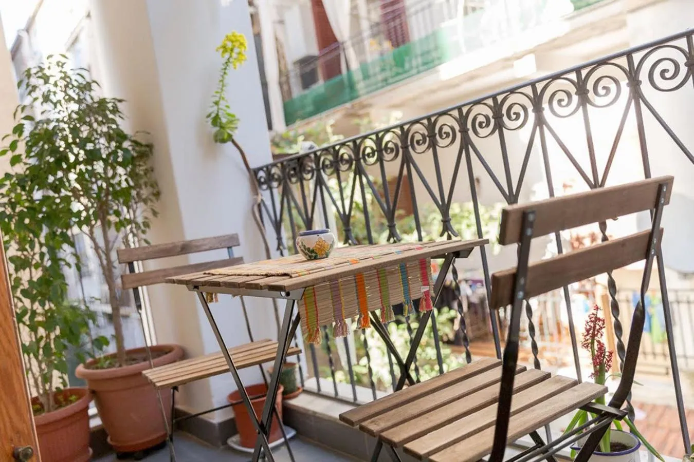 Balcony/Terrace in Aziz b&b