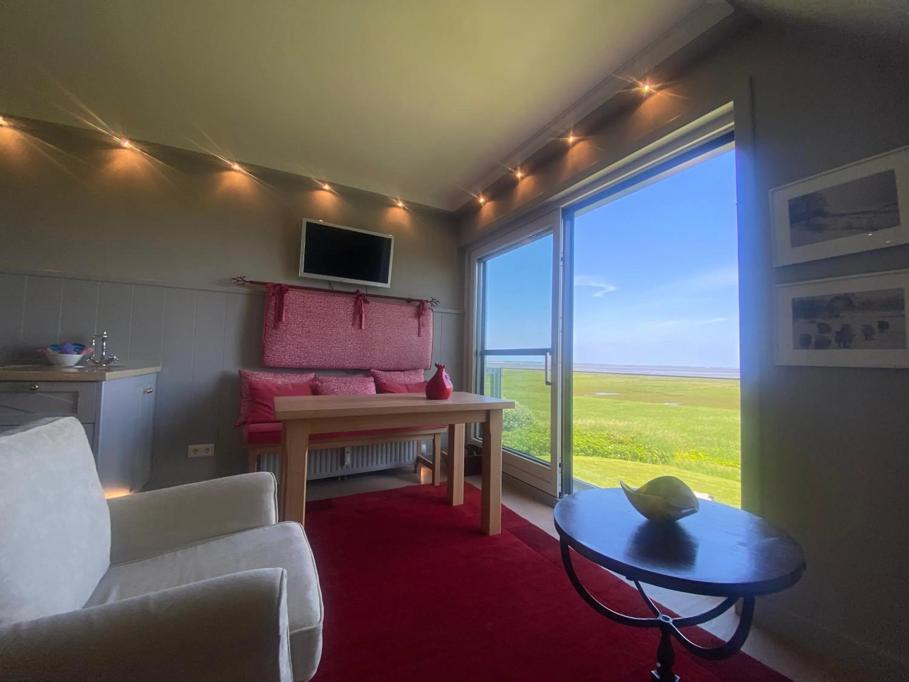 Living room in Ferienwohnung Feskerdam 28 OG