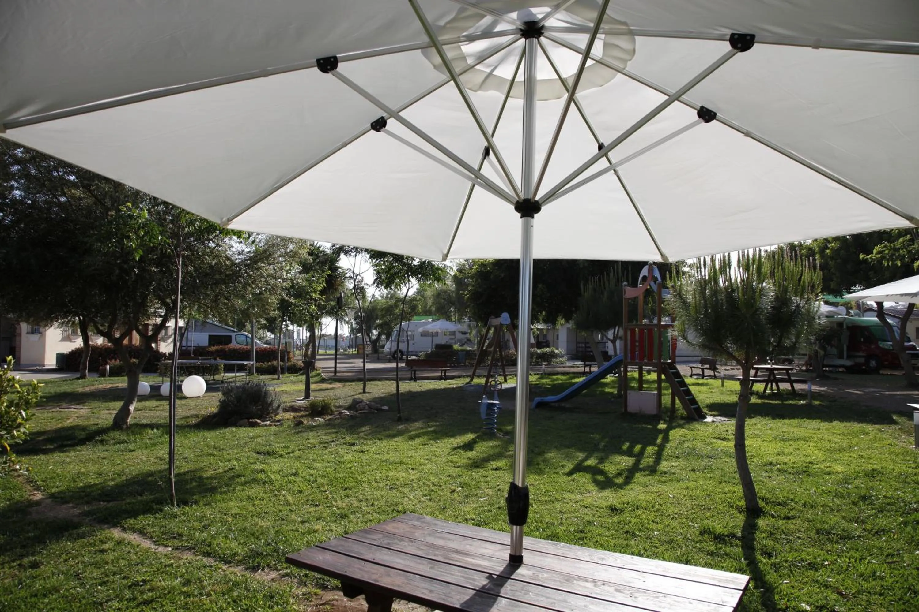 Children play ground in Camping Valle Niza Playa
