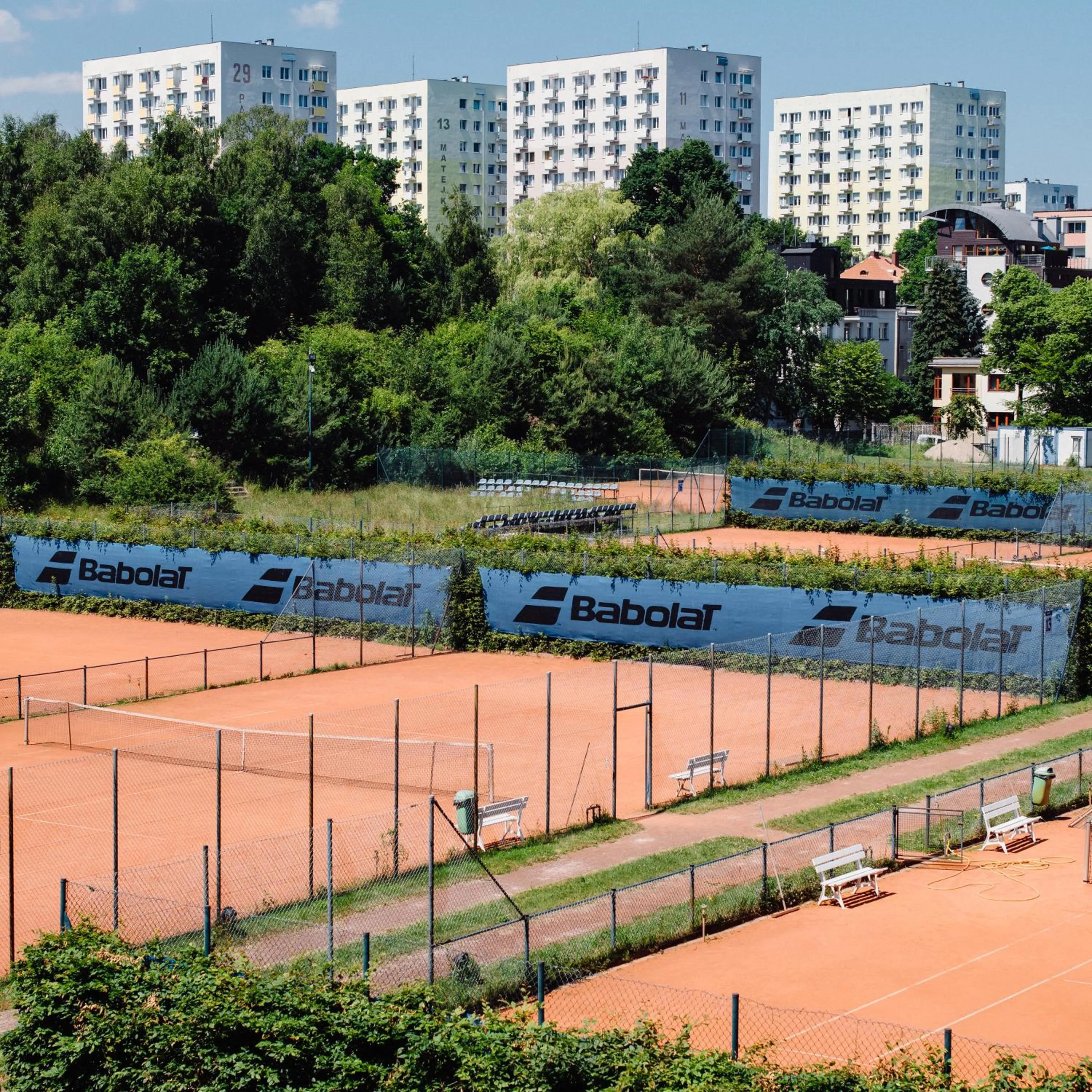 Tennis court in Willa Wincent