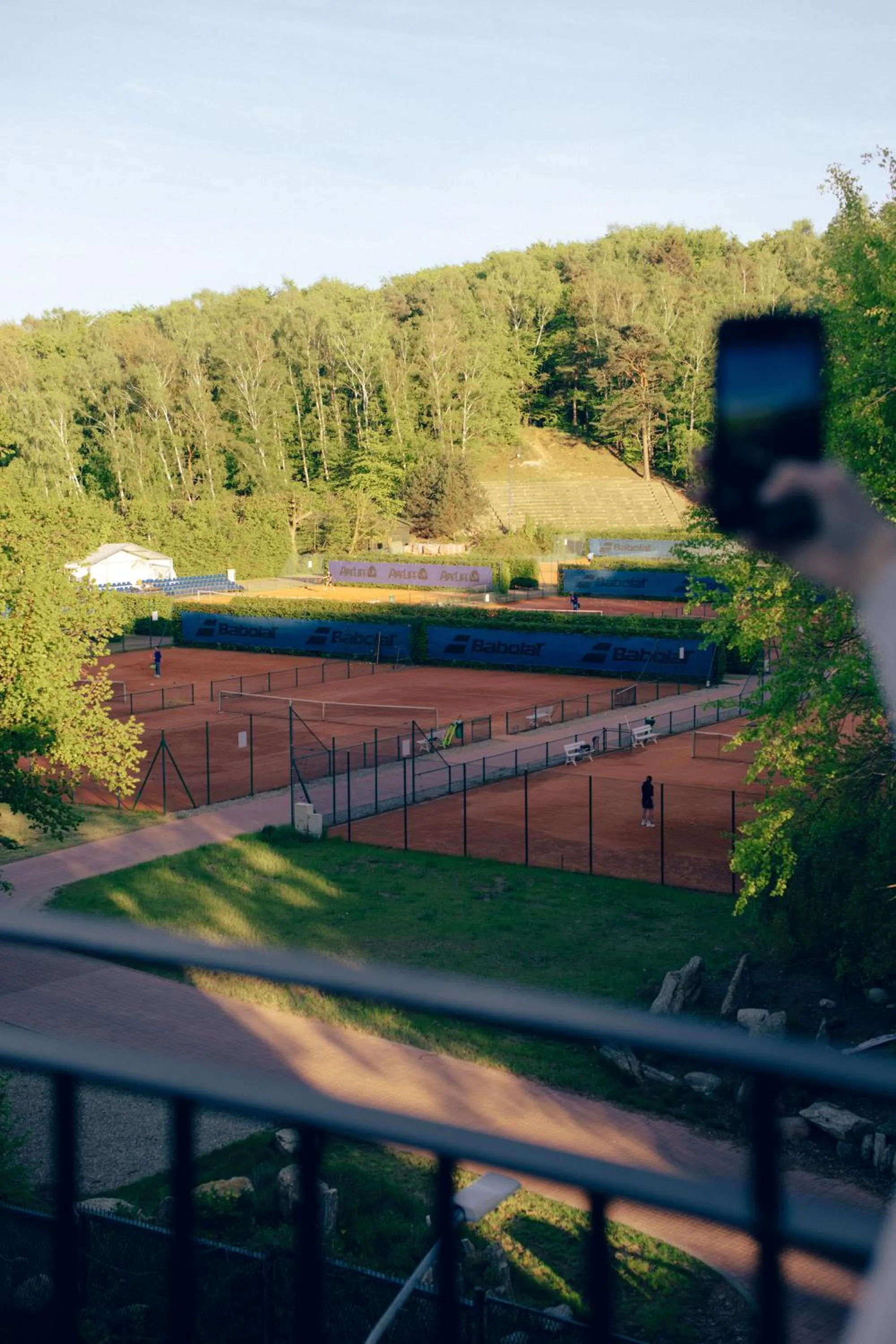 Tennis court in Willa Wincent