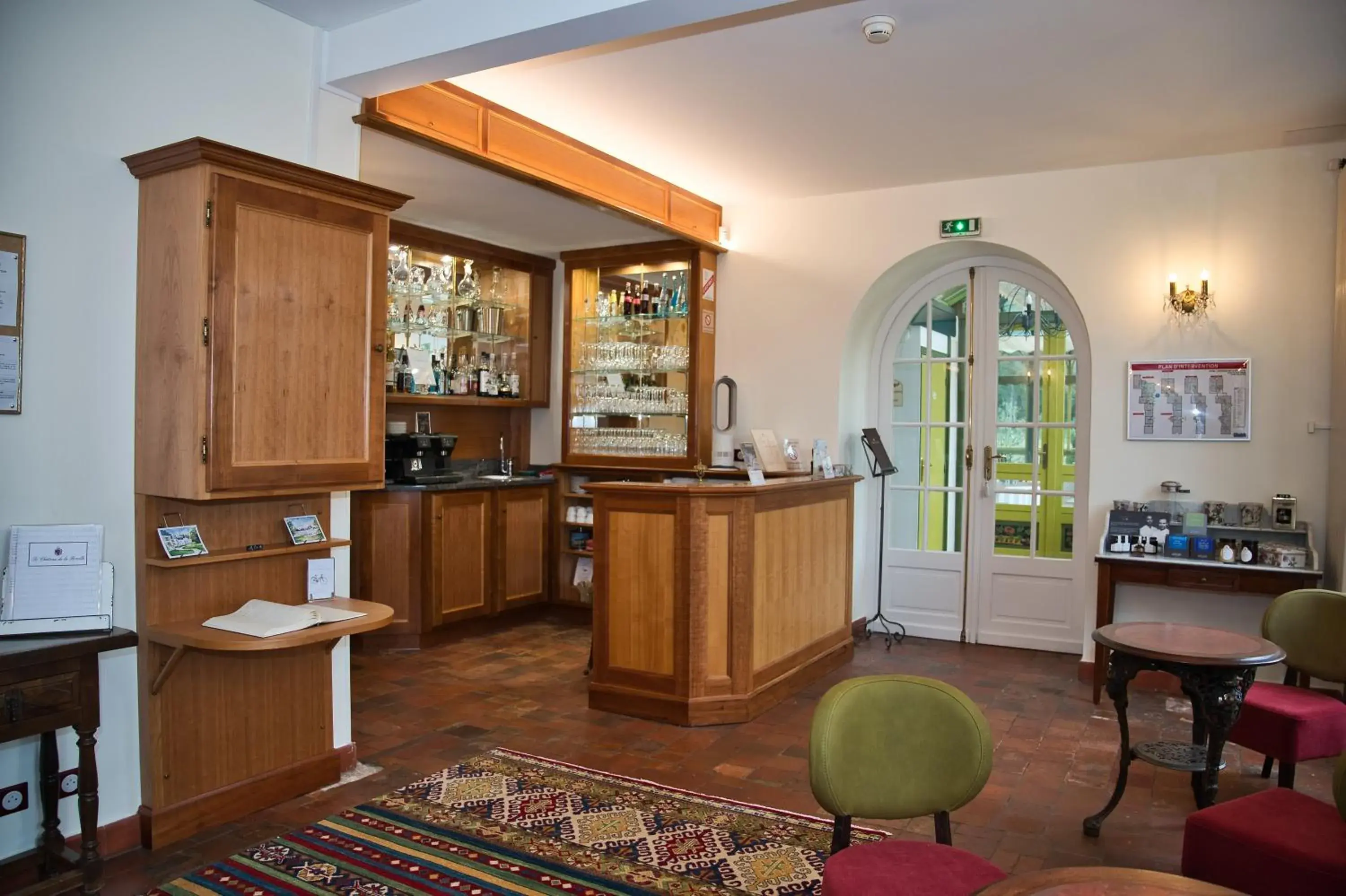 Lobby or reception in Chateau de la Rozelle Lobby or reception in Chateau de la Rozelle