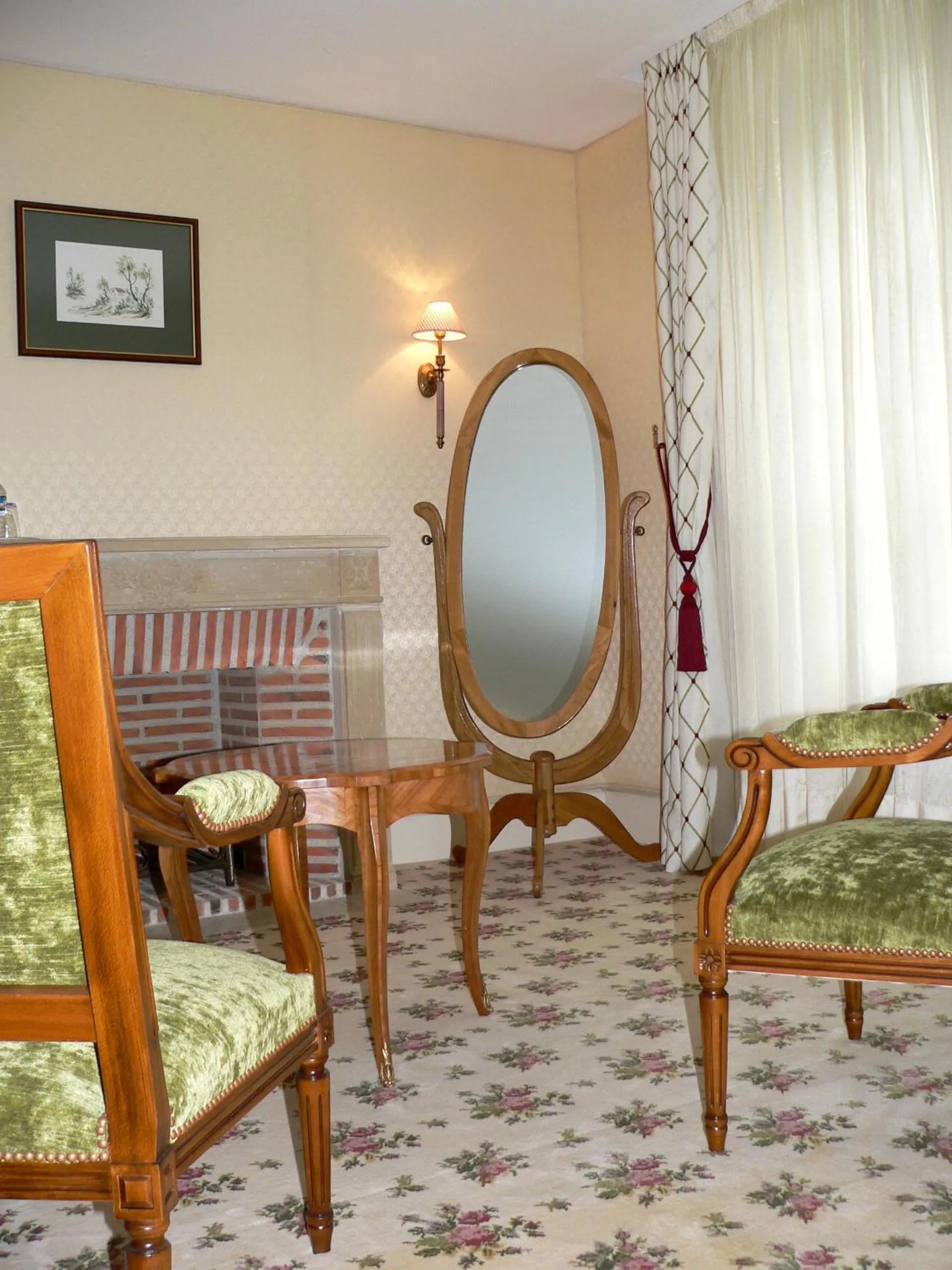 Seating area in Chateau de la Rozelle