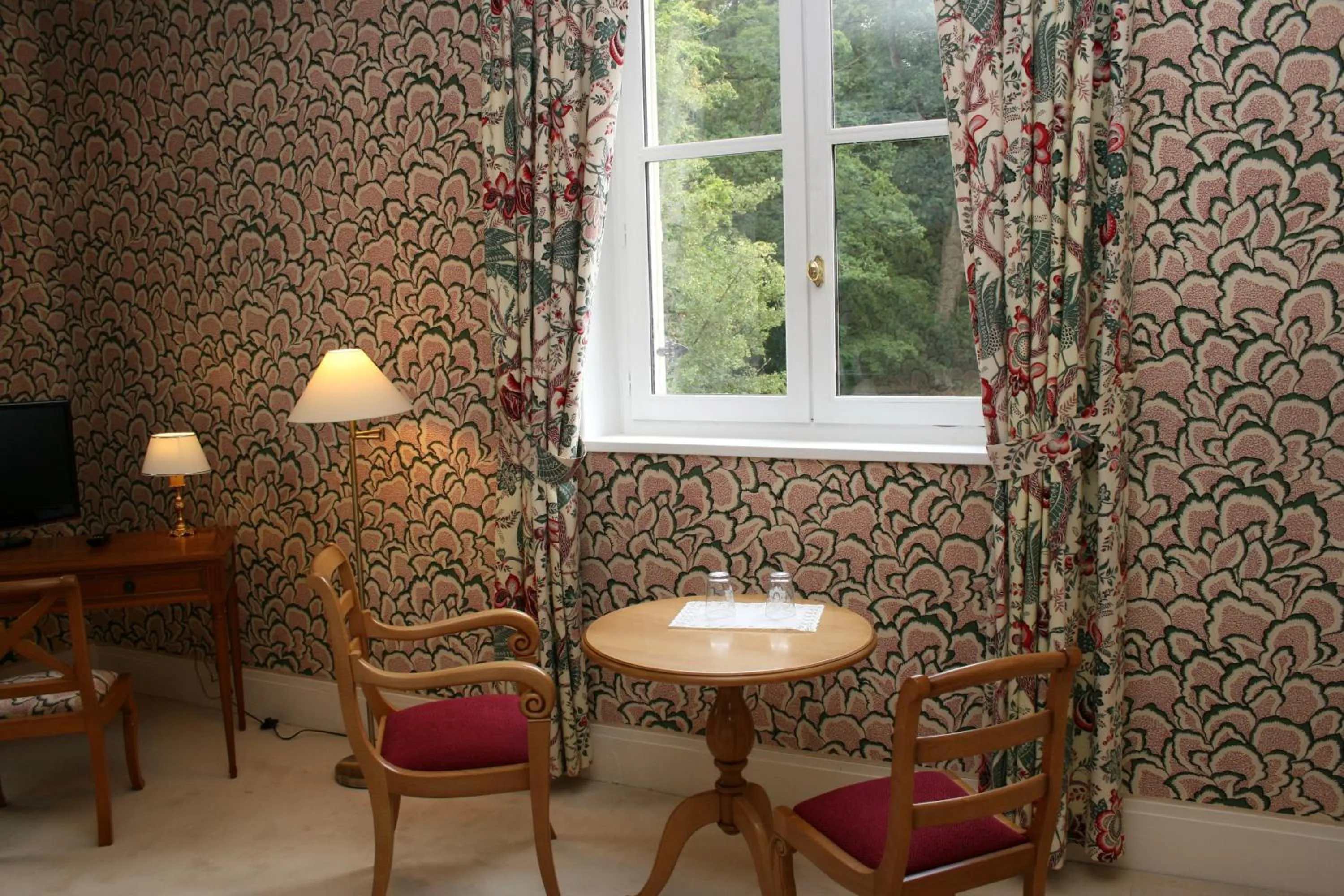 Seating area in Chateau de la Rozelle