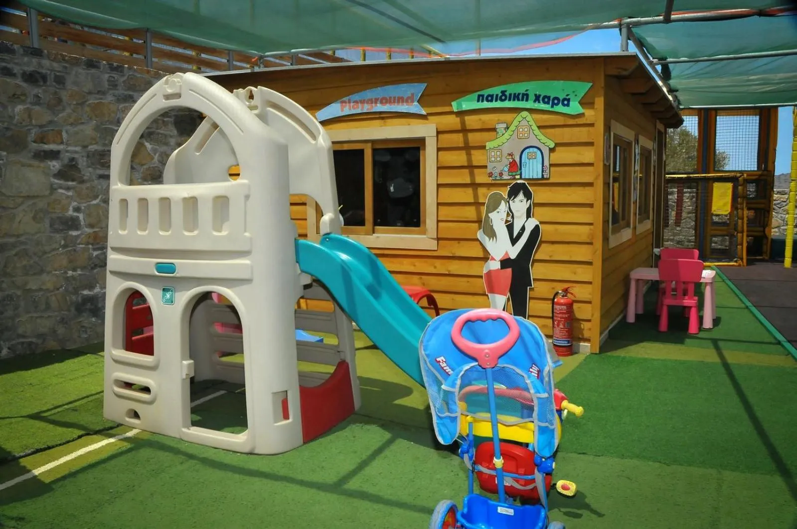 Children play ground in Elounda Residence Resort & Waterpark