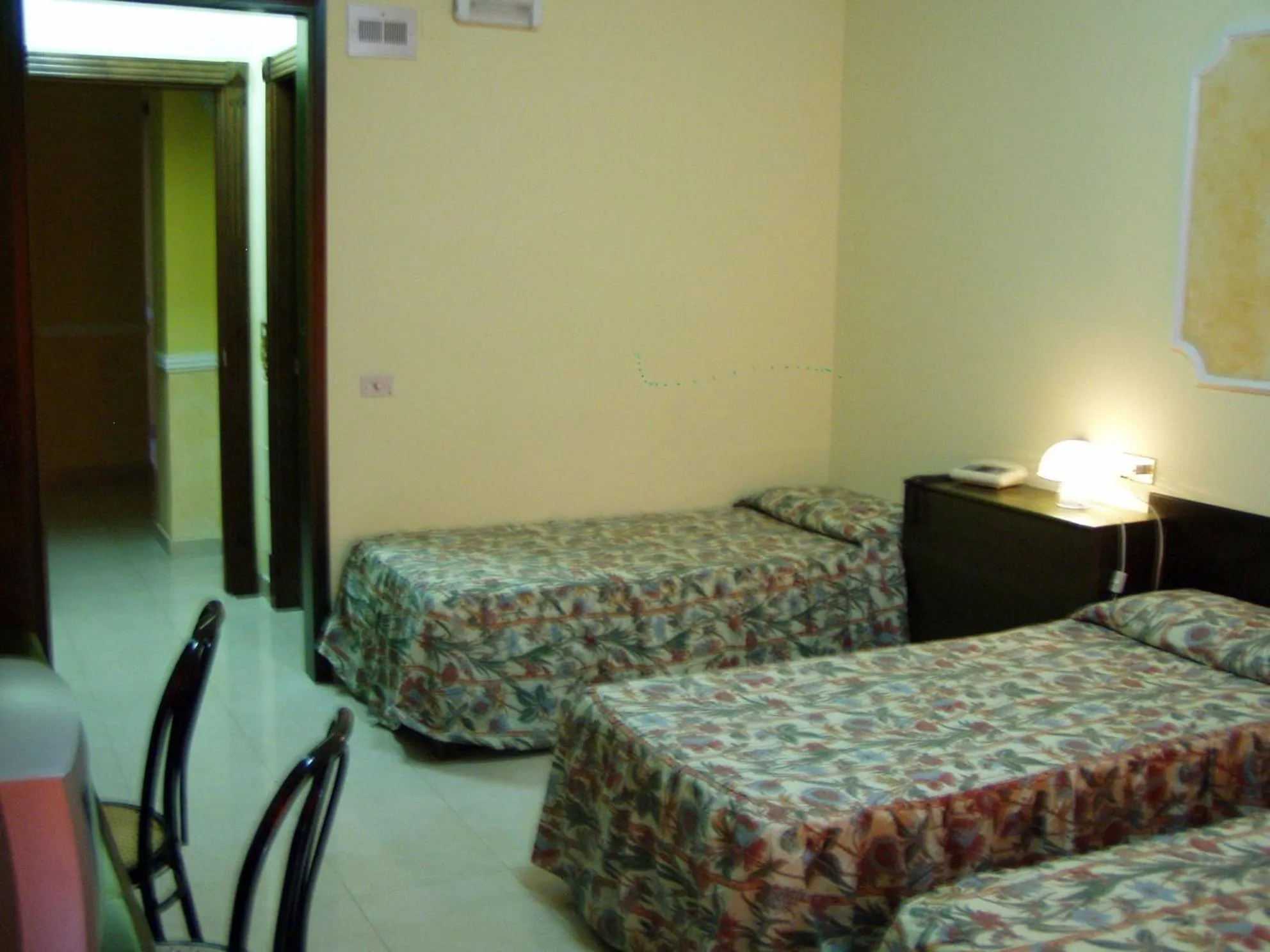 Bed in Hotel Le Dune