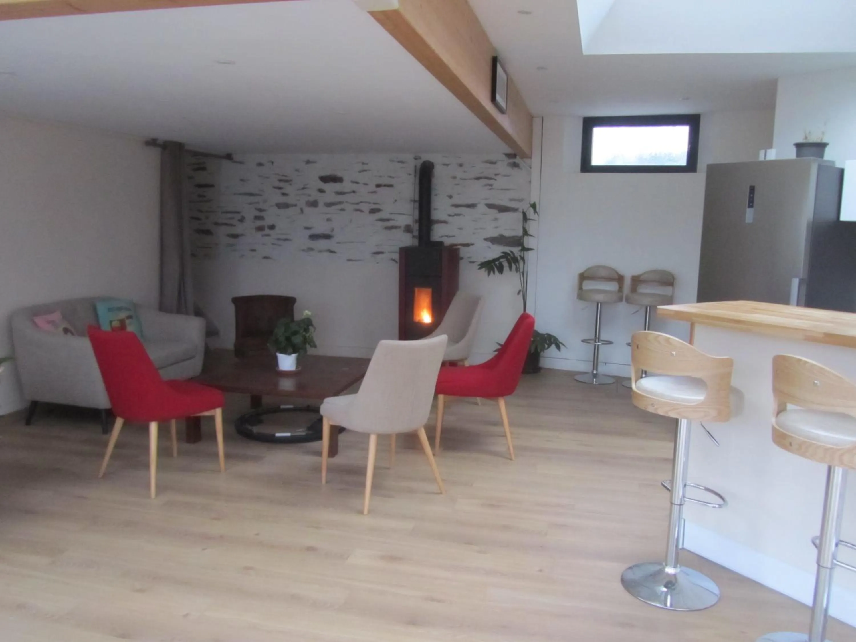 Seating area in La Petite Charnasserie