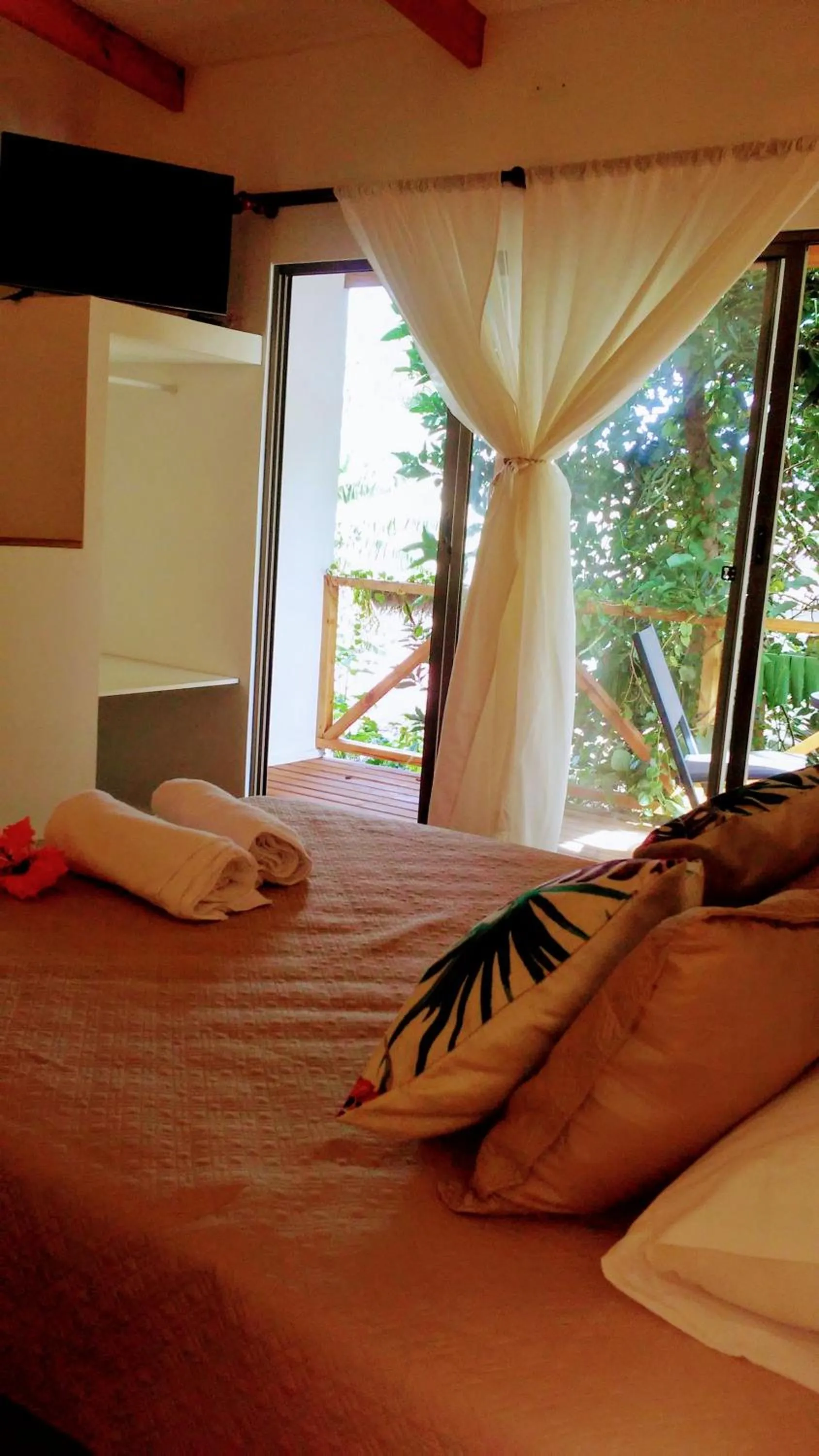 Bedroom, Bed in Cabañas Te Maori