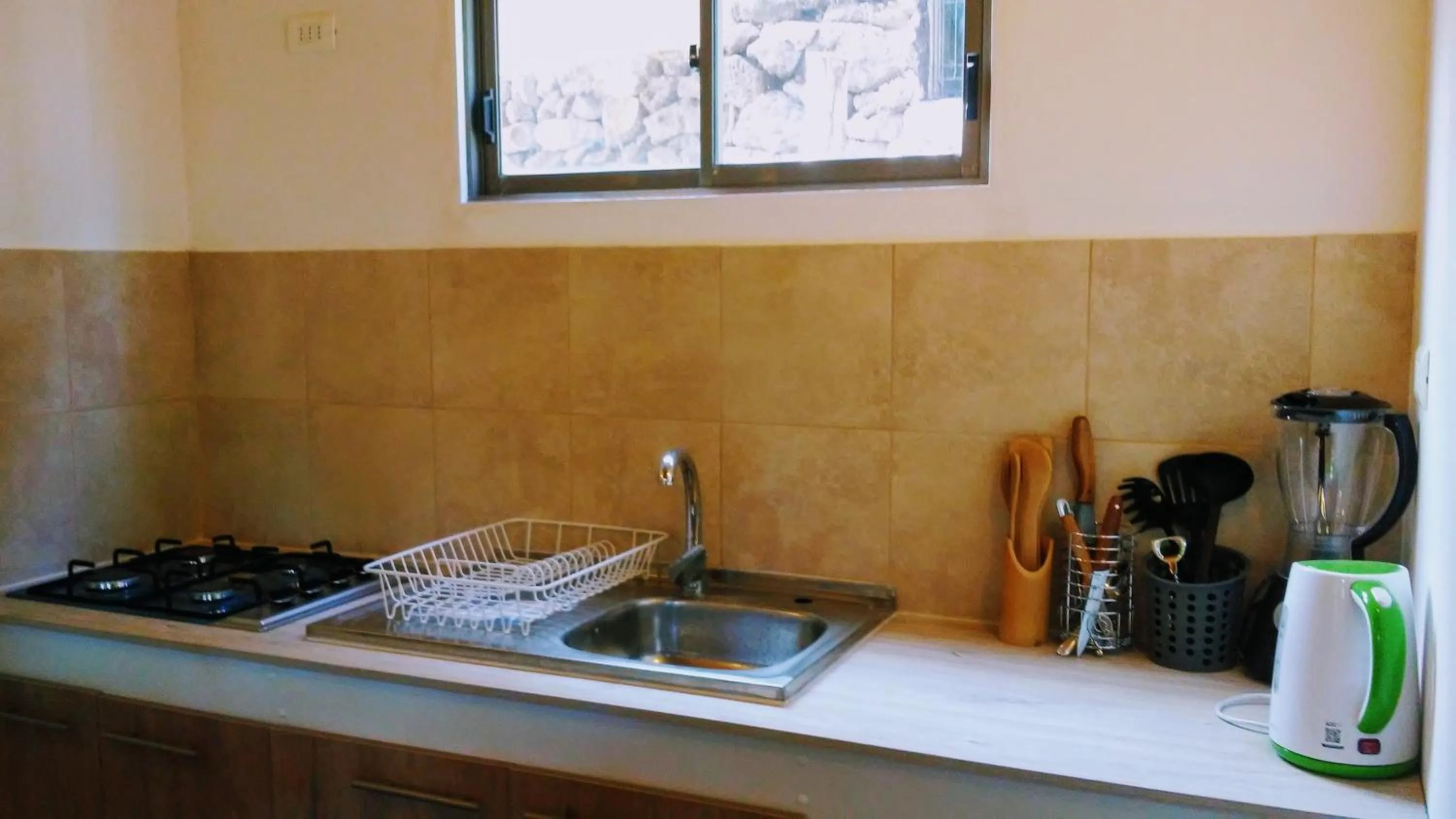 Kitchen or kitchenette in Cabañas Te Maori