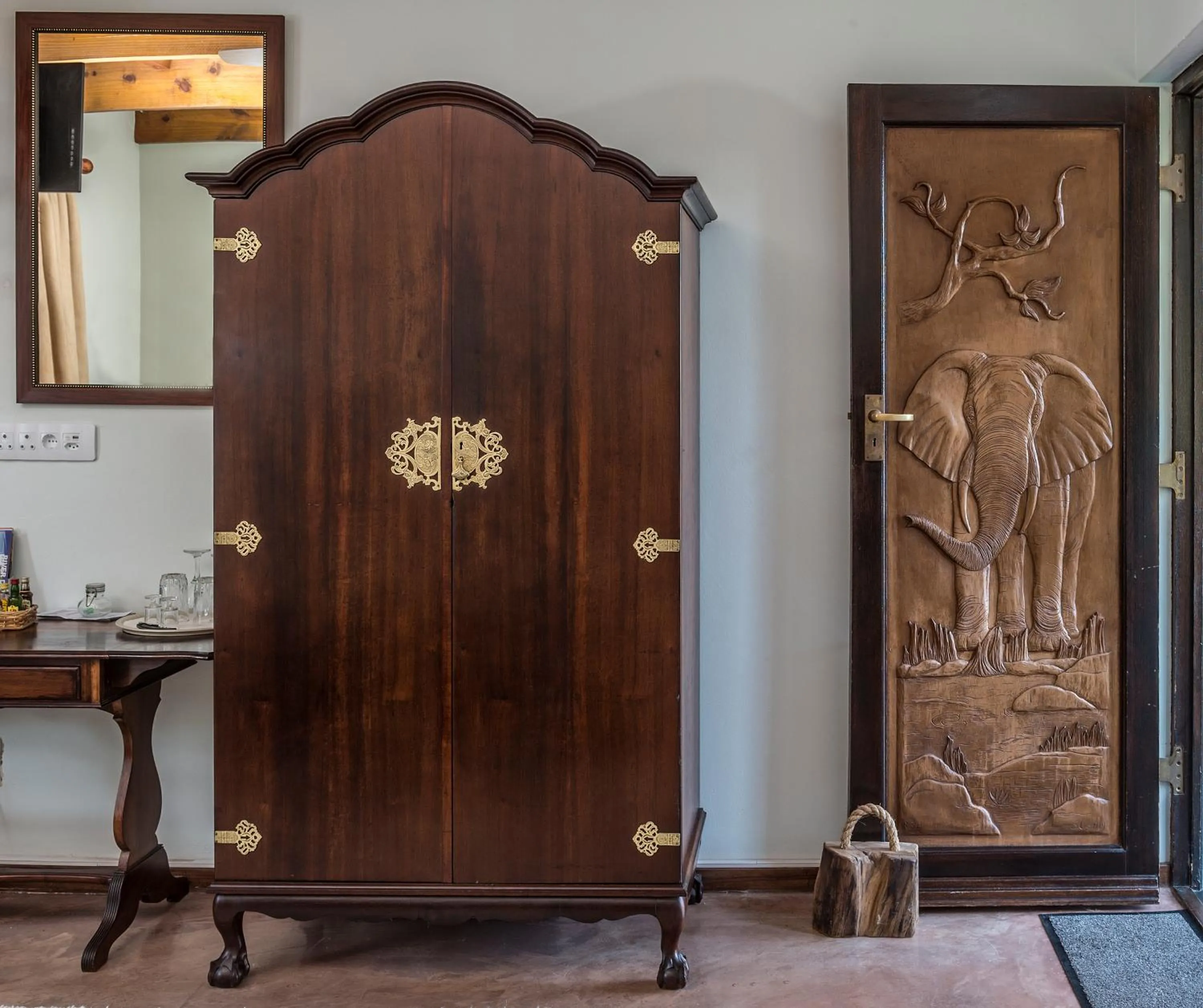 Bedroom in Dungbeetle River Lodge