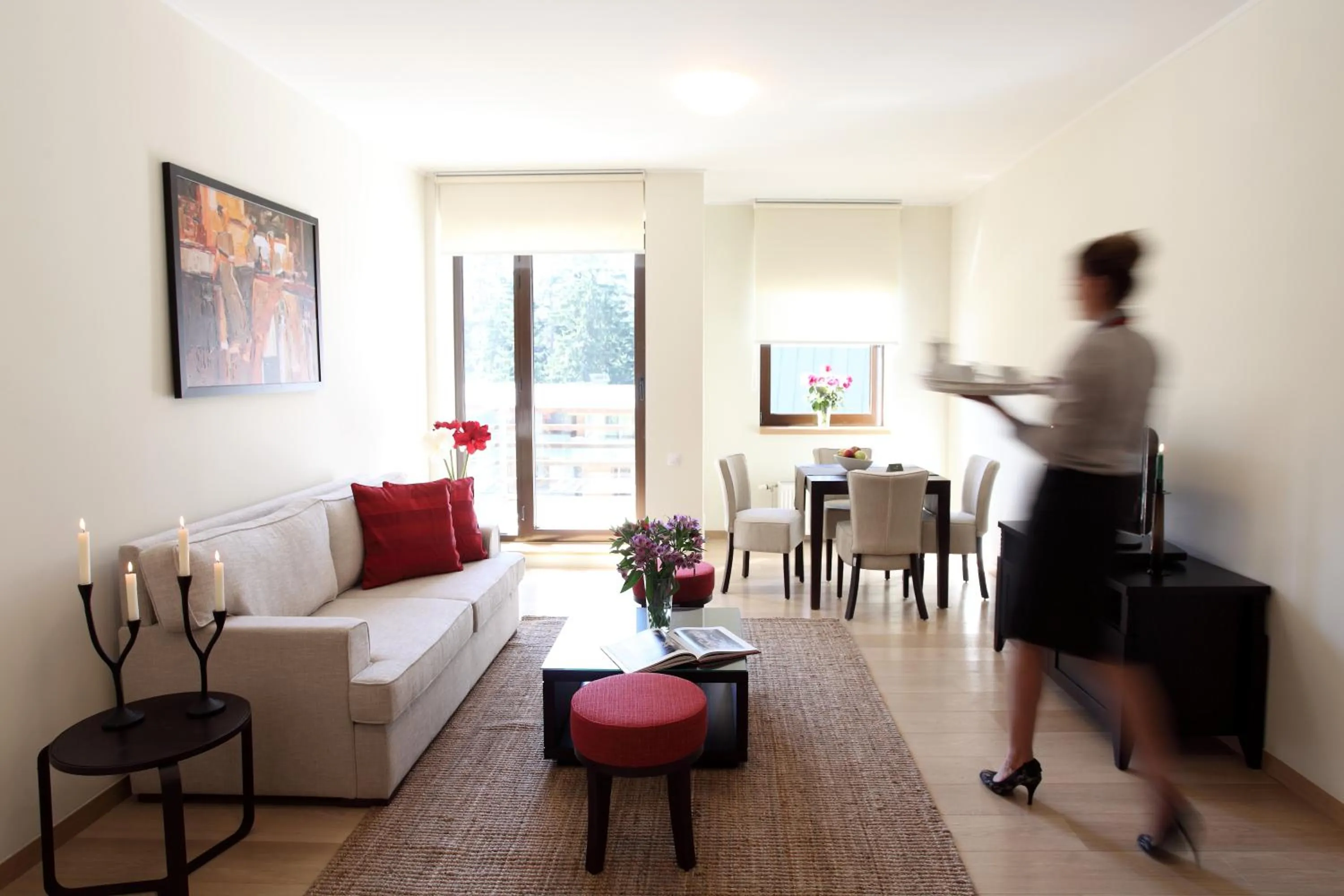 Living room in Euphoria Club Hotel