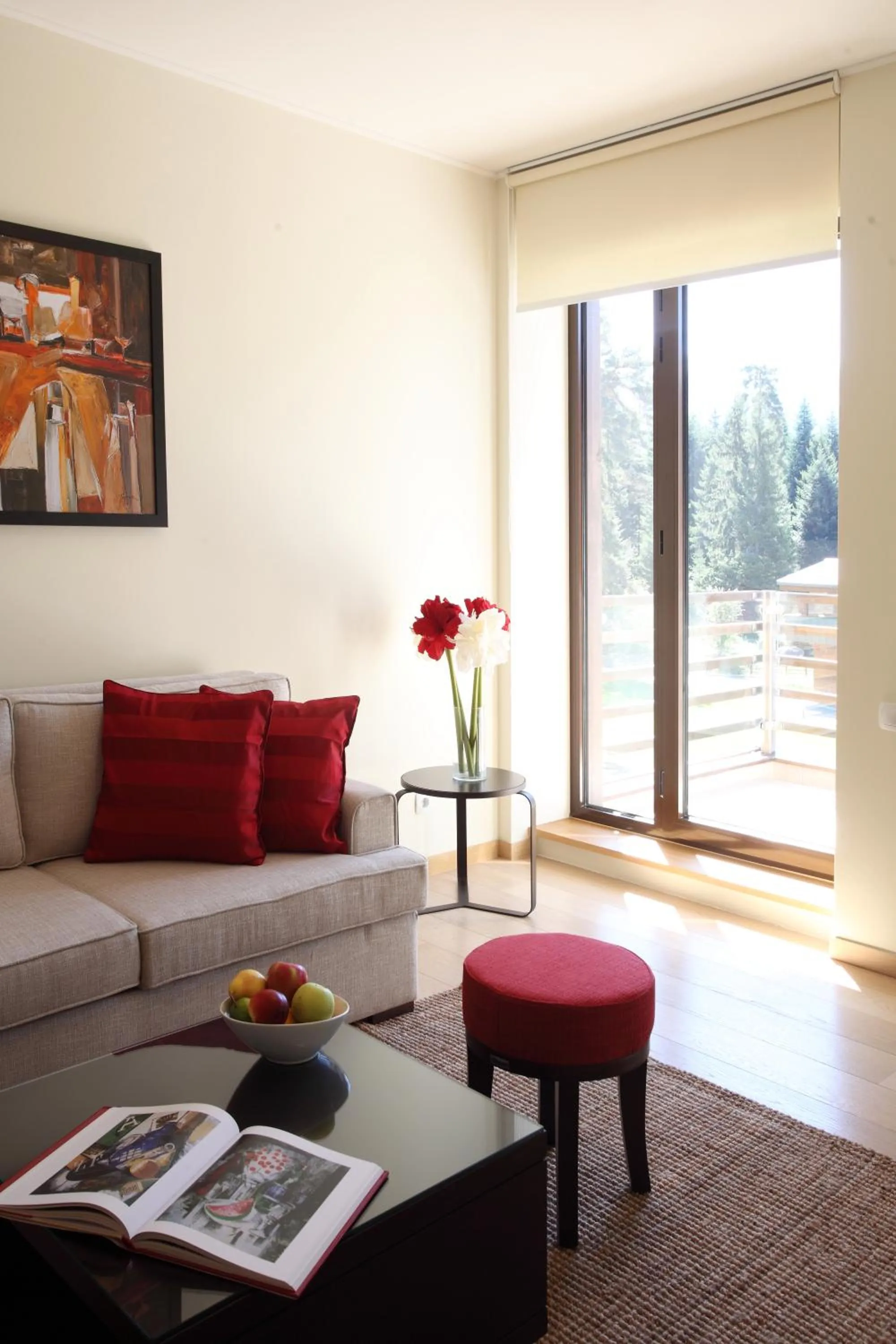 Living room in Euphoria Club Hotel