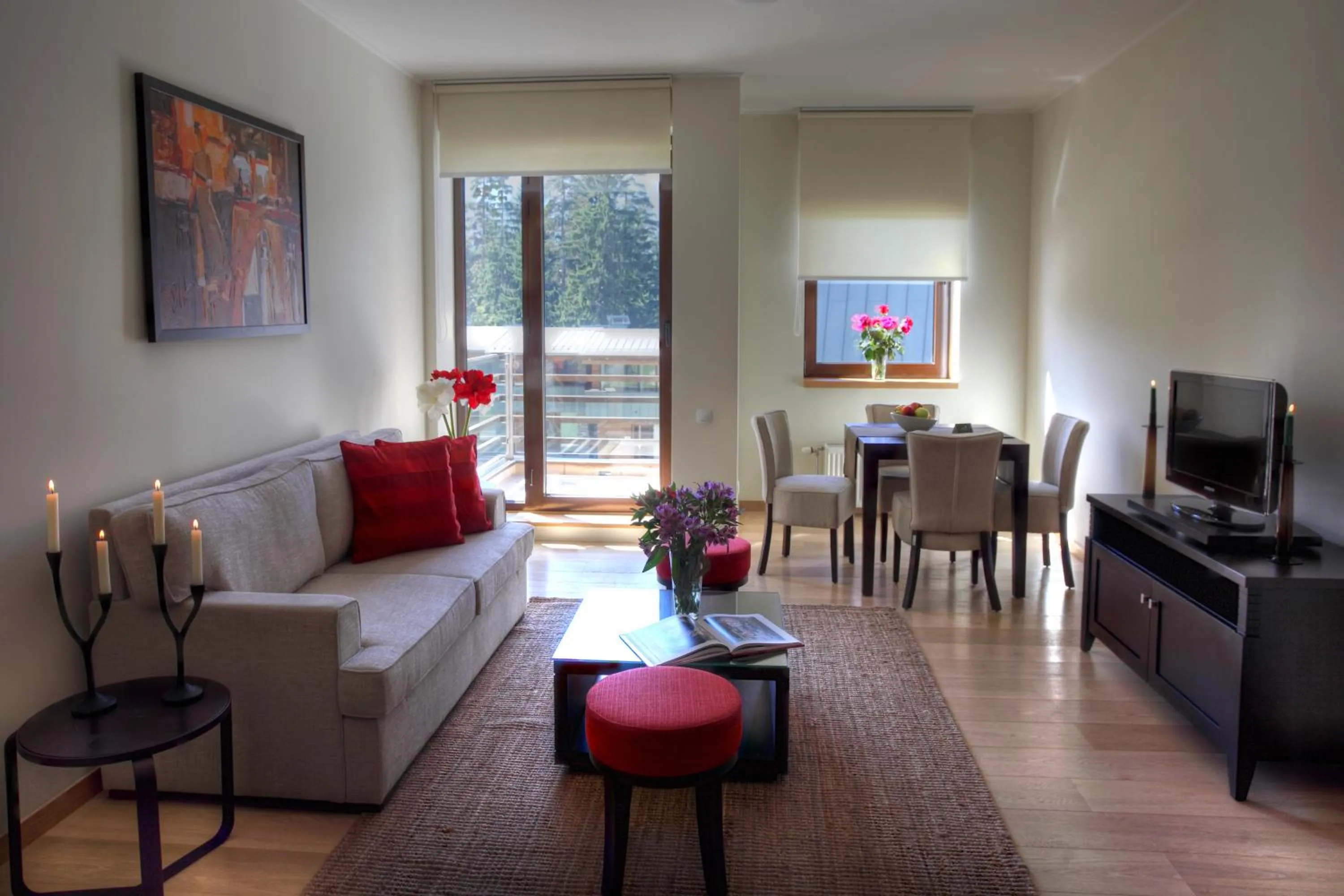 Living room in Euphoria Club Hotel