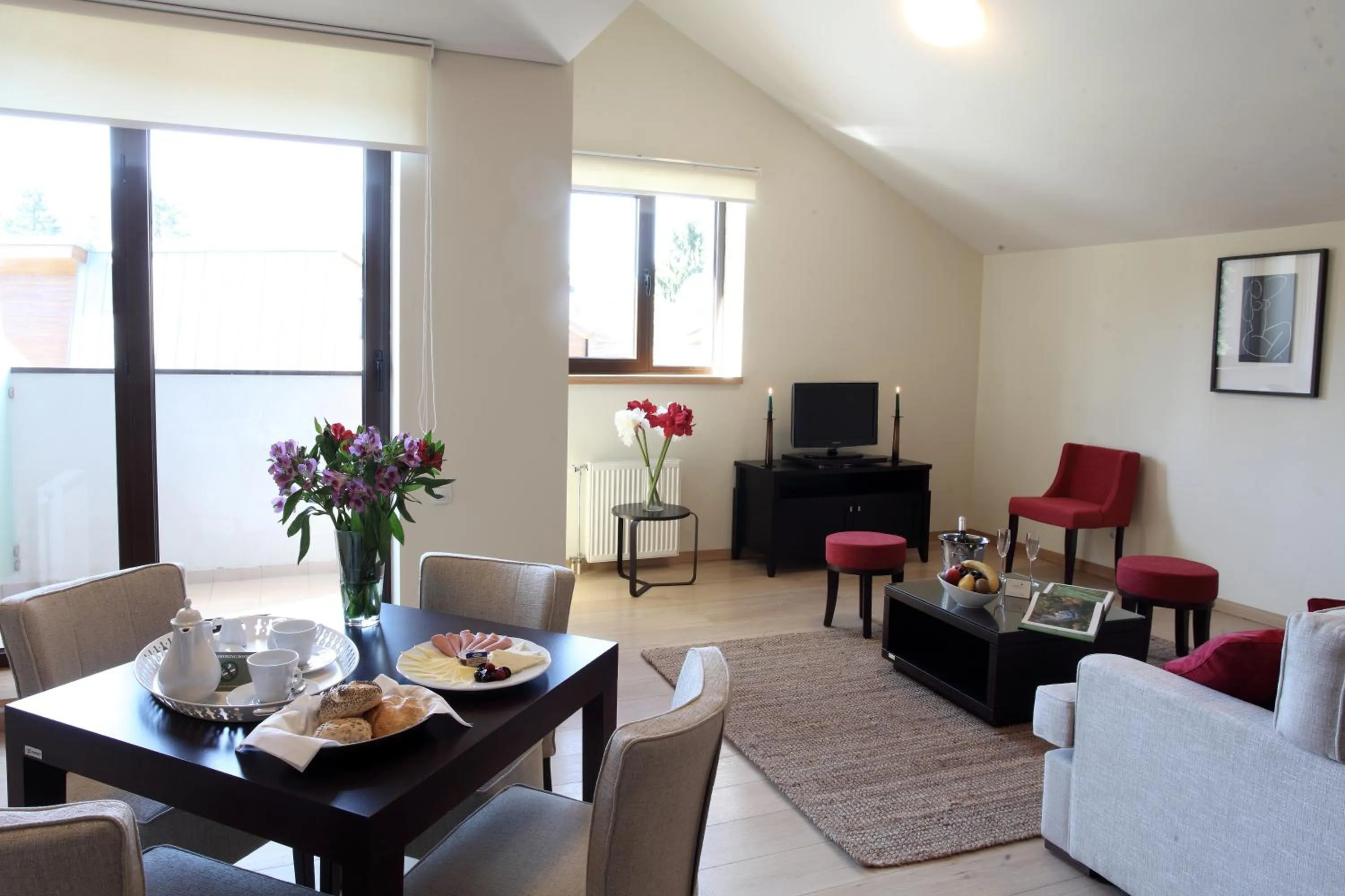 Living room in Euphoria Club Hotel