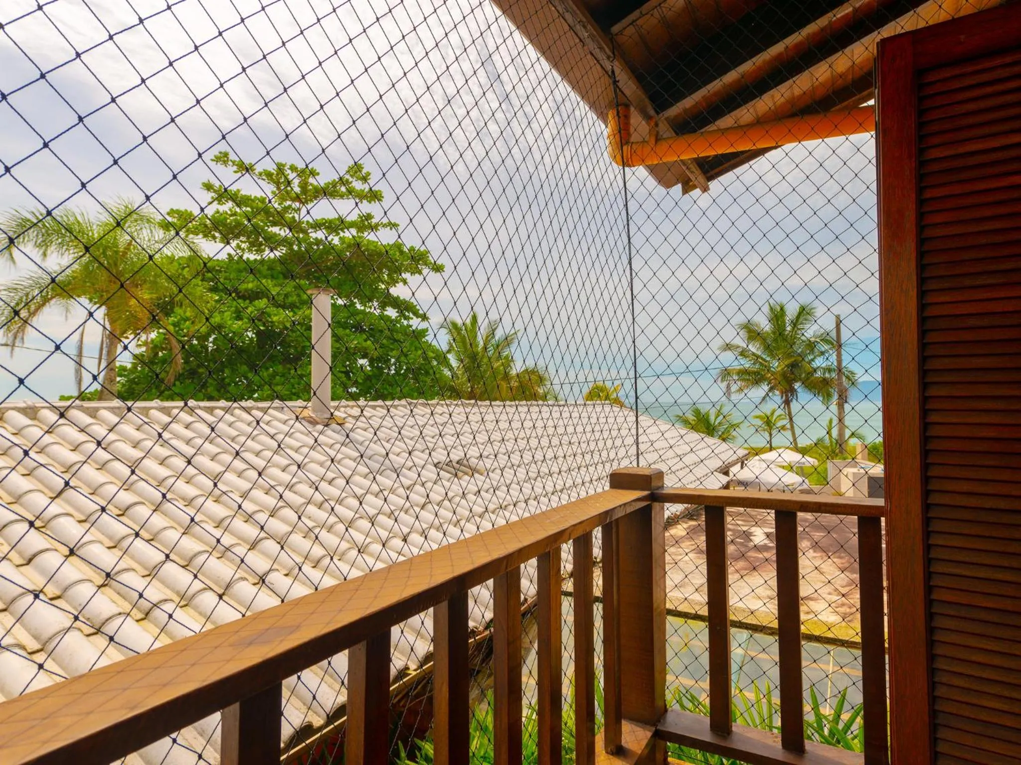 Balcony/Terrace in Pousada Pé Na Areia