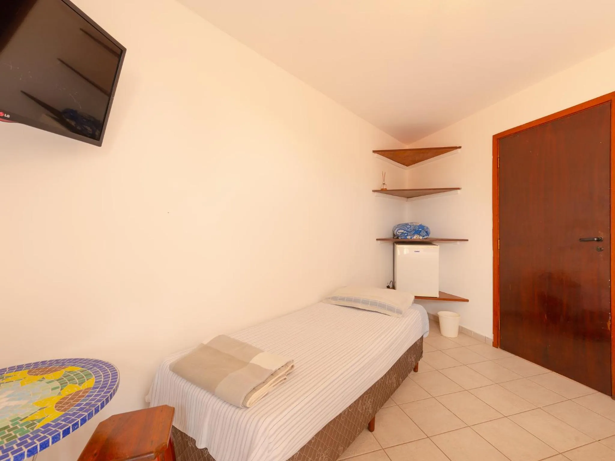 Bedroom, Bed in Pousada Pé Na Areia