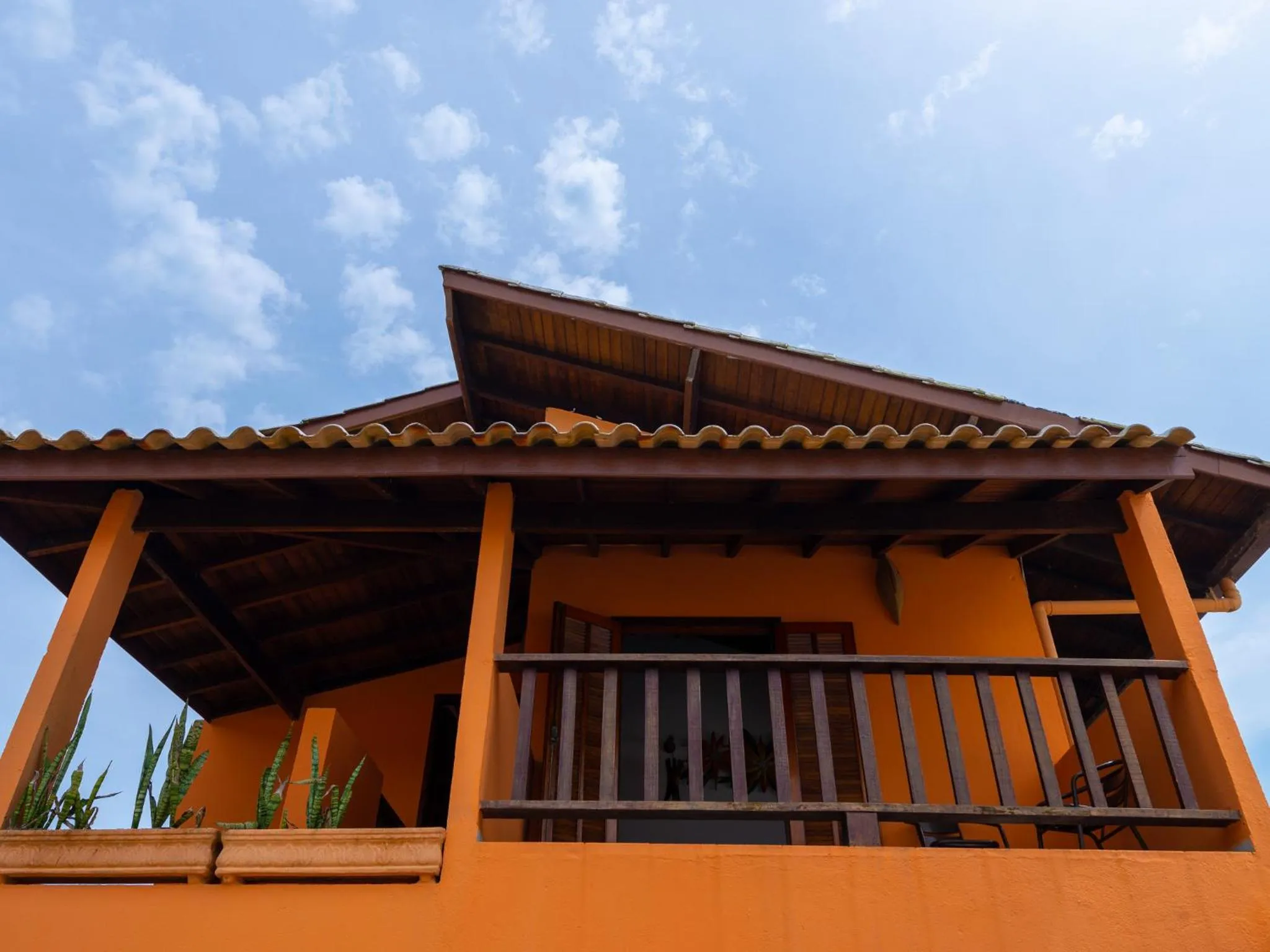 Balcony/Terrace in Pousada Pé Na Areia