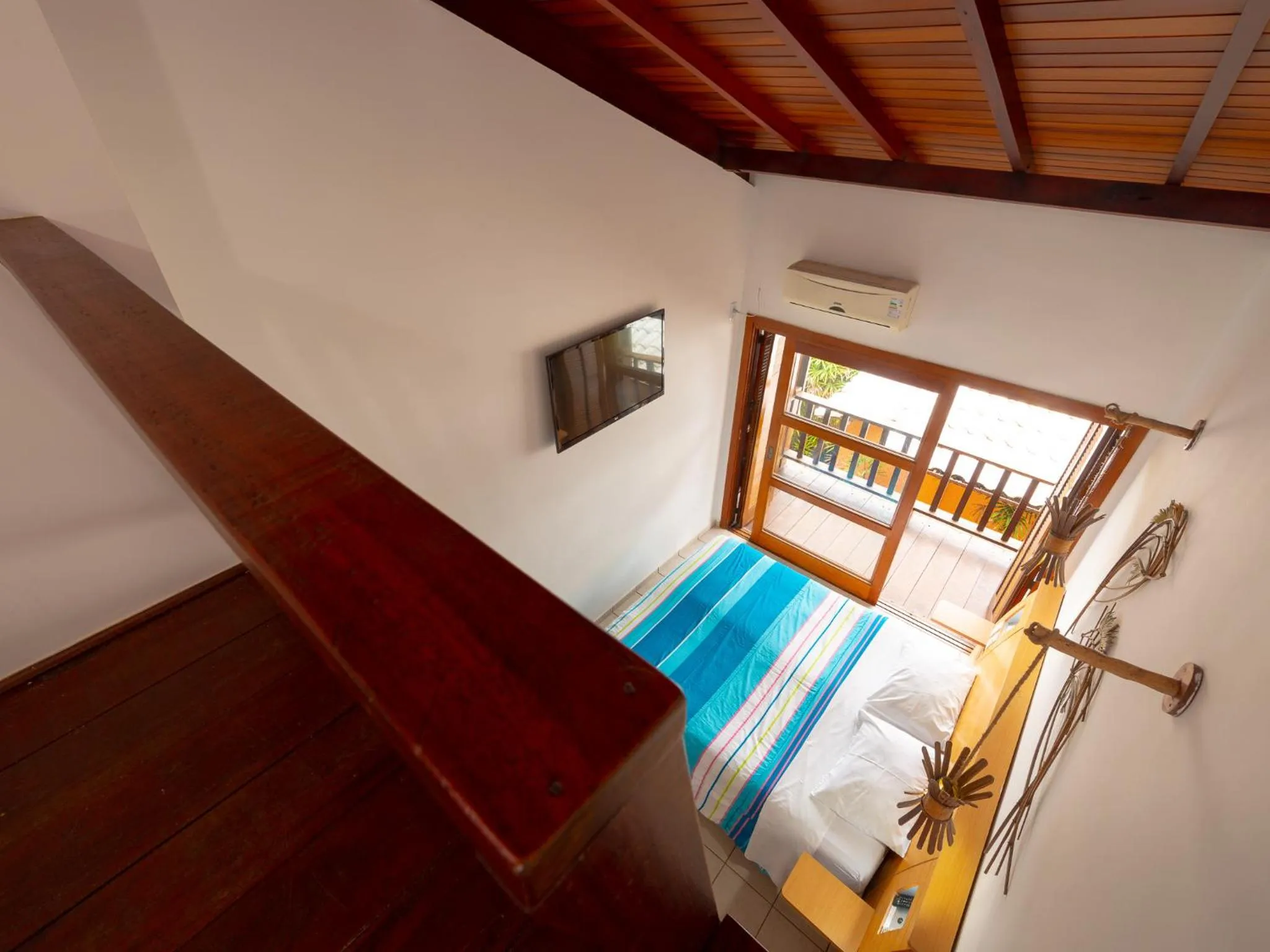 Bedroom, Bed in Pousada Pé Na Areia