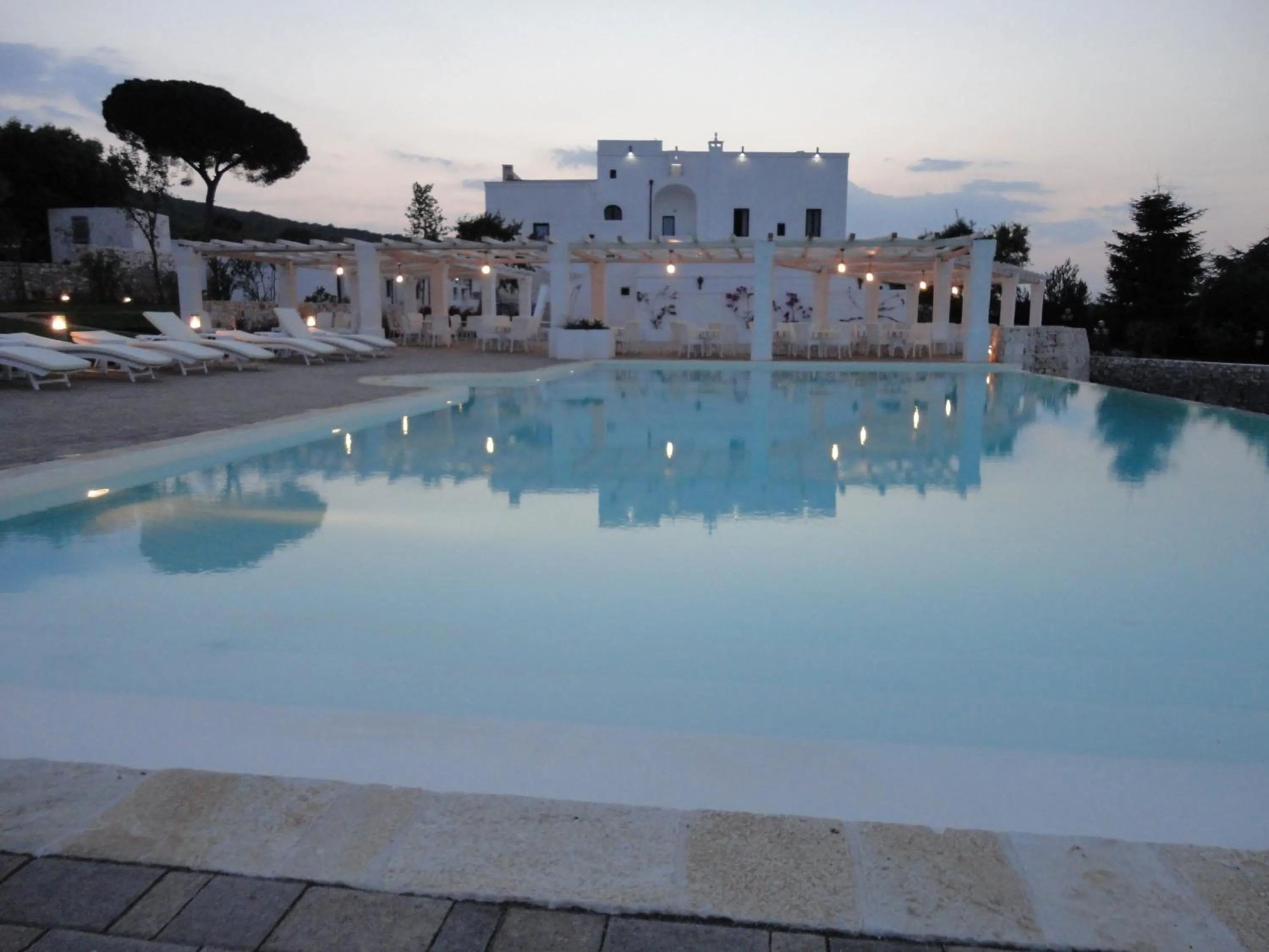 Swimming pool in Masseria Santa Teresa