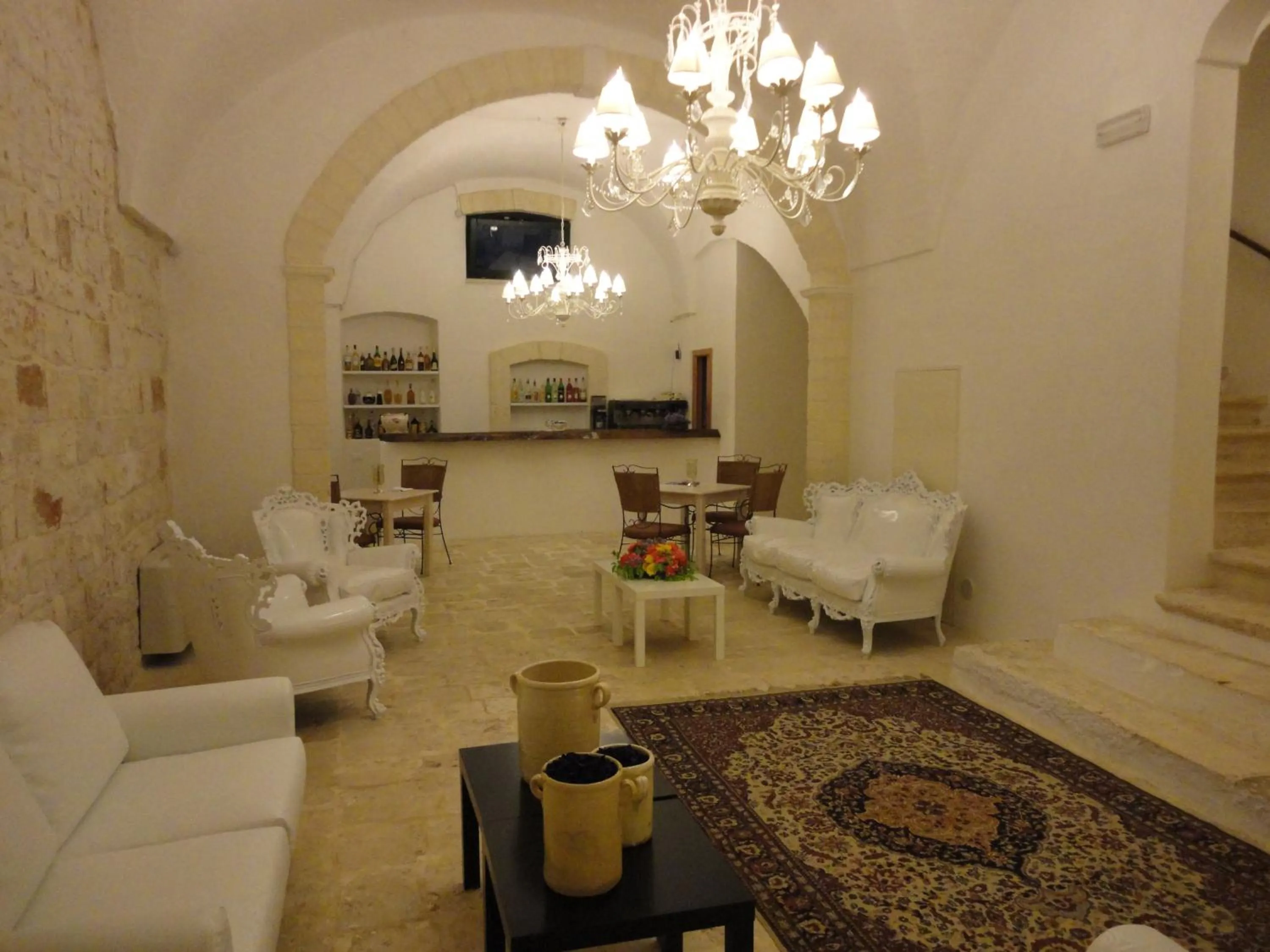 Lounge or bar in Masseria Santa Teresa