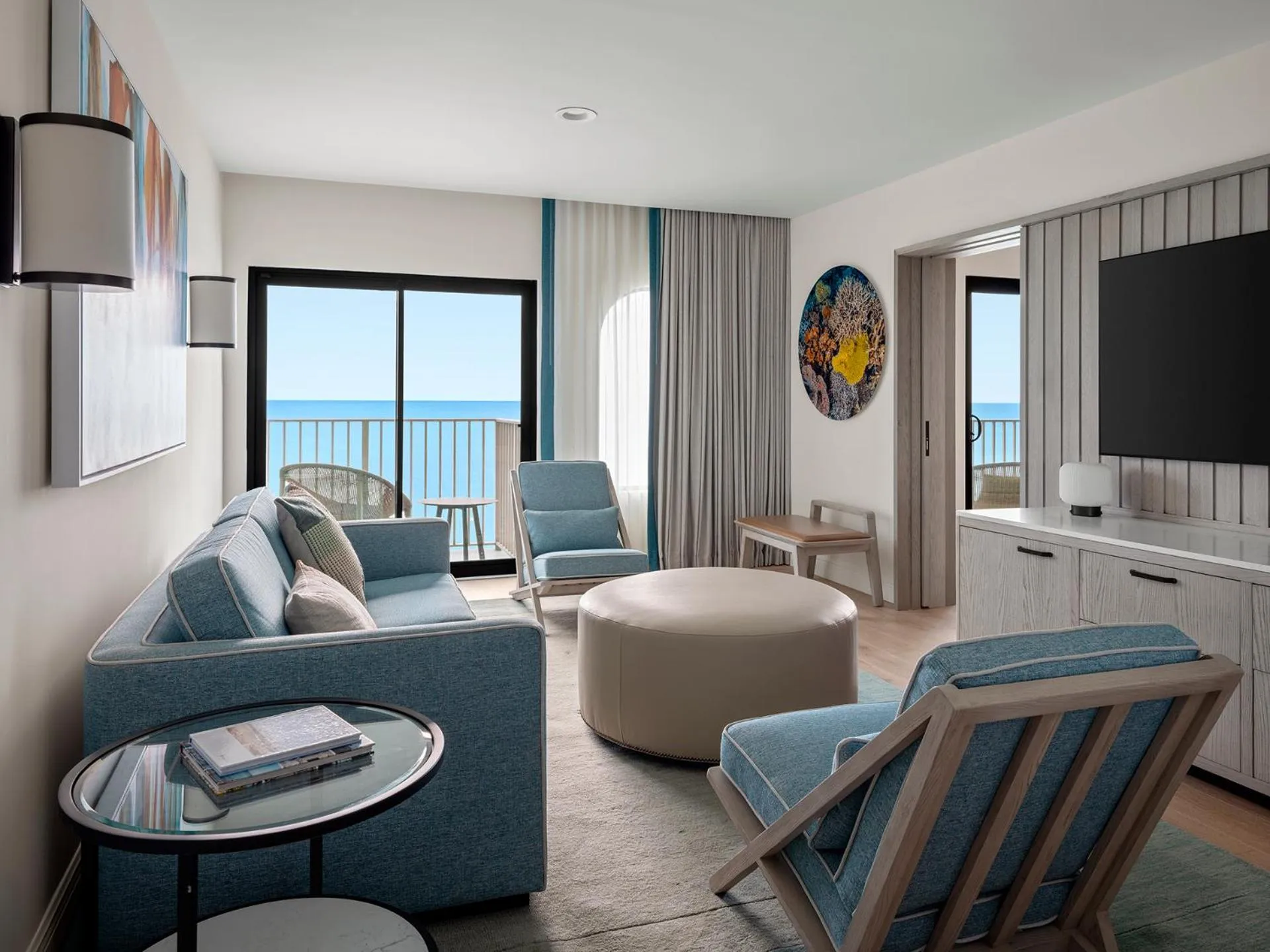 Living room in Grand Cayman Marriott Resort