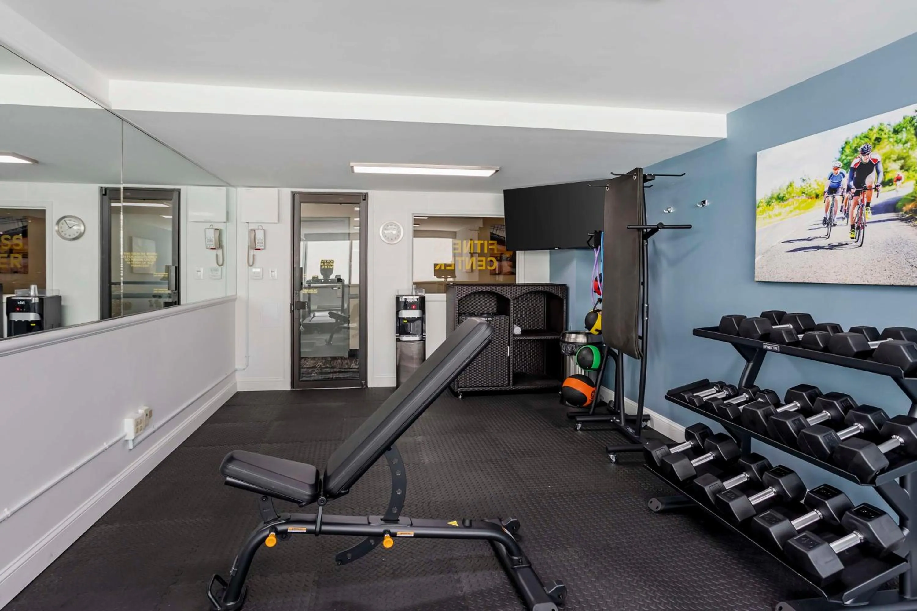 Fitness centre/facilities in Best Western Rutgers University Hotel