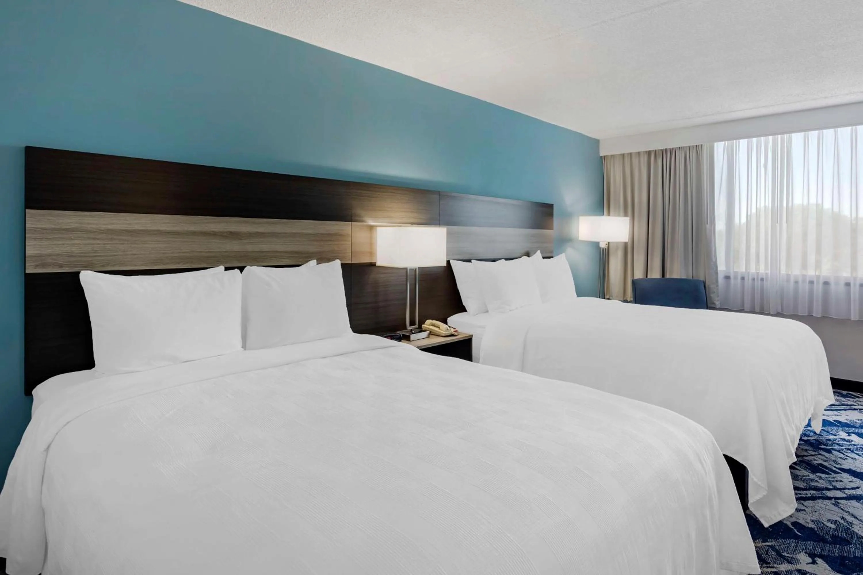 Bedroom, Bed in Best Western Rutgers University Hotel