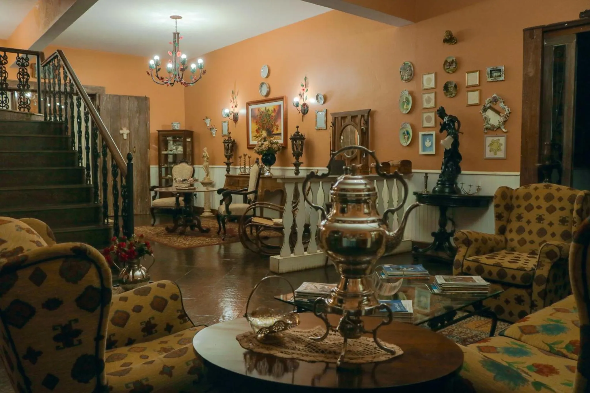 Living room in Pousada Xica da Silva