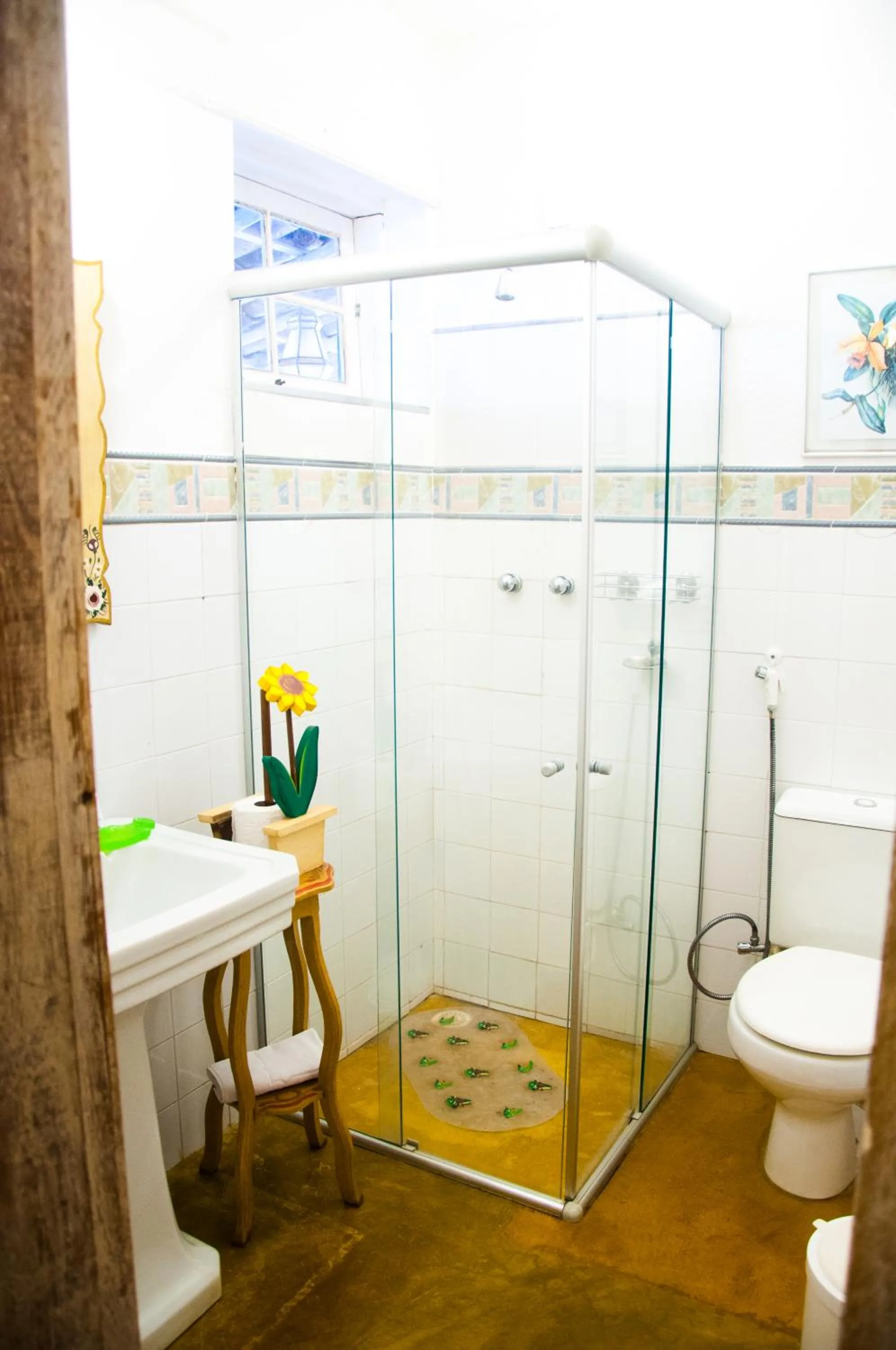 Bathroom in Pousada Xica da Silva