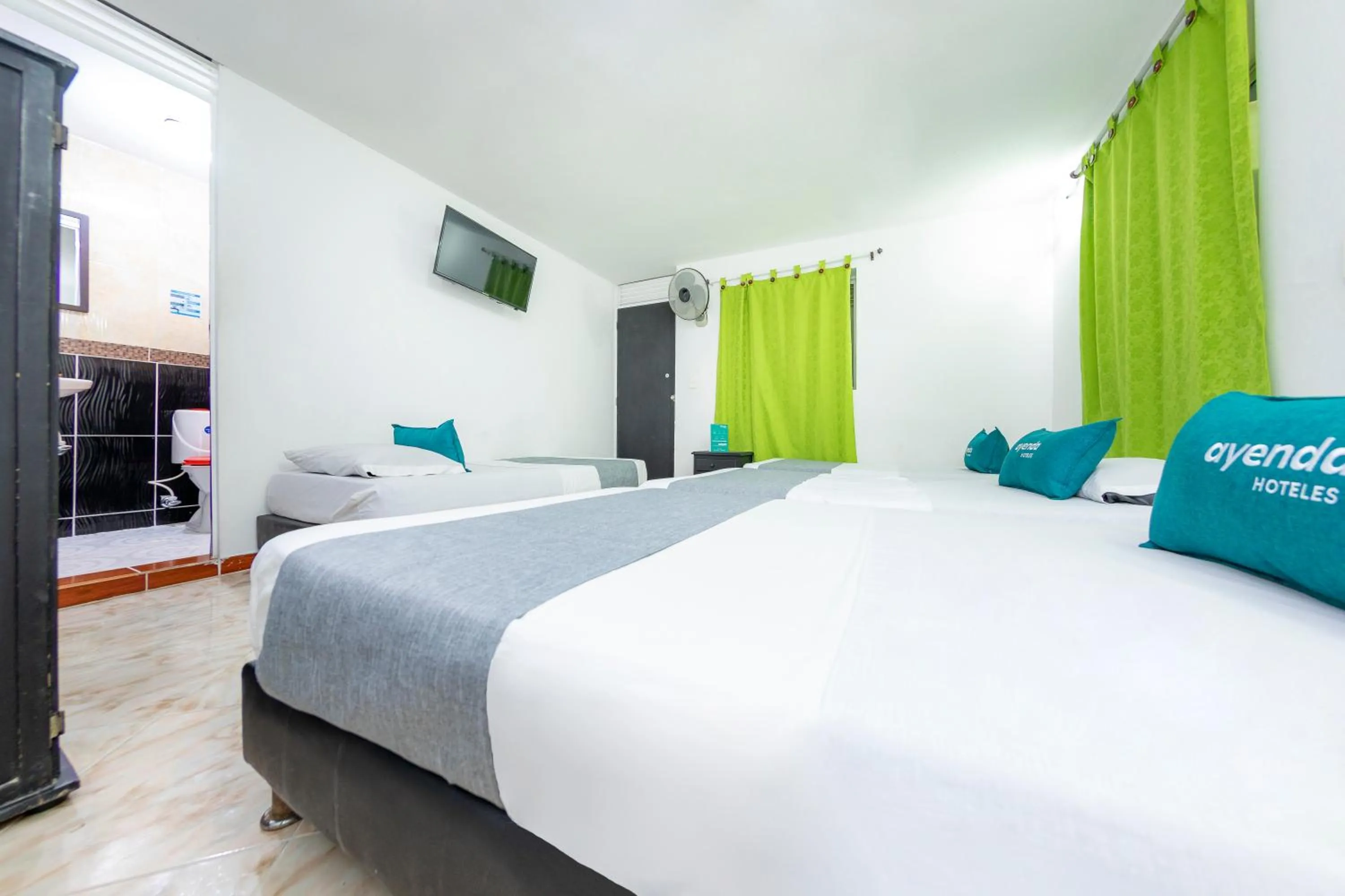 Bed in Ayenda Florida Nueva