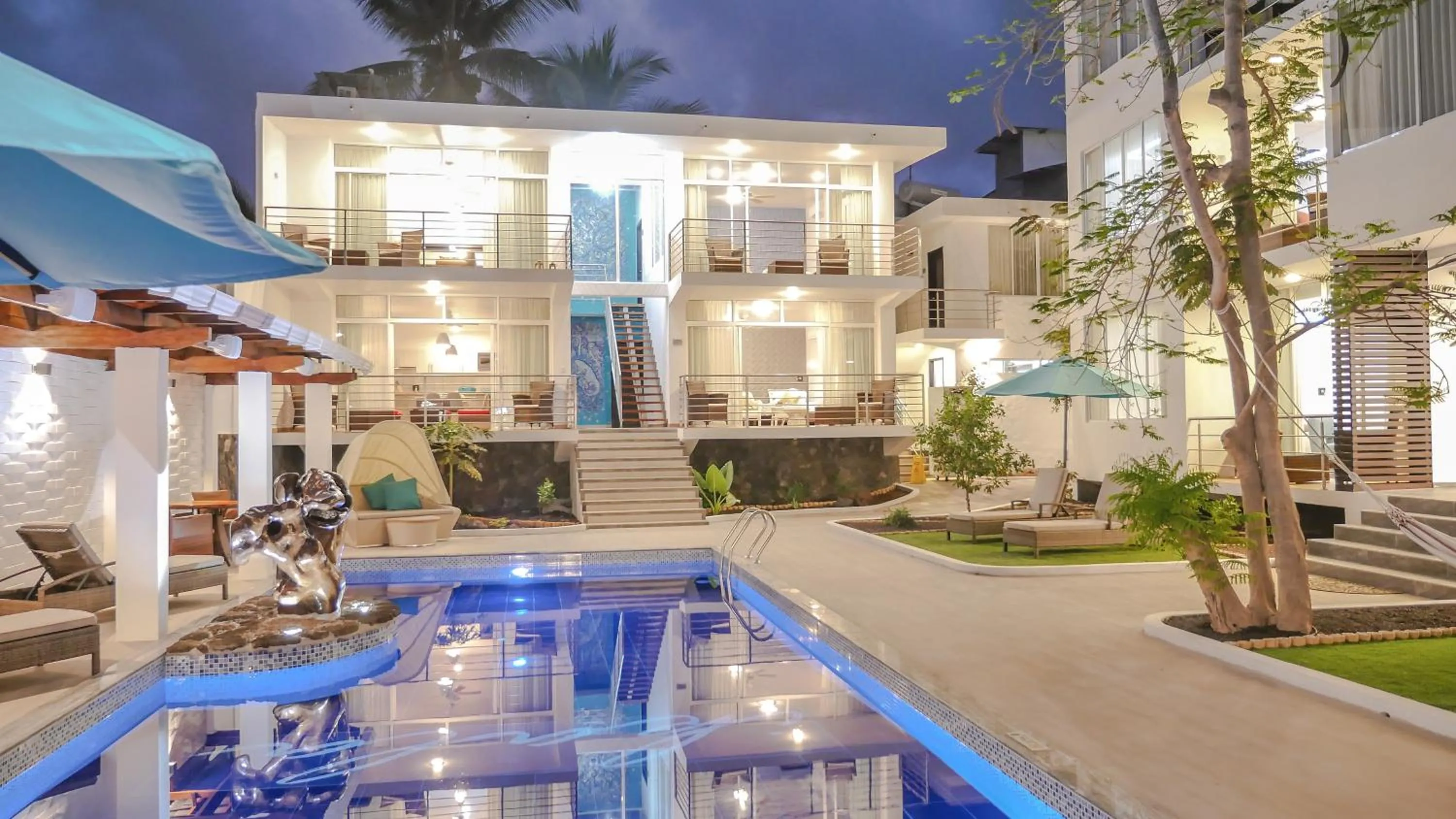 Patio in Ikala Galapagos Hotel